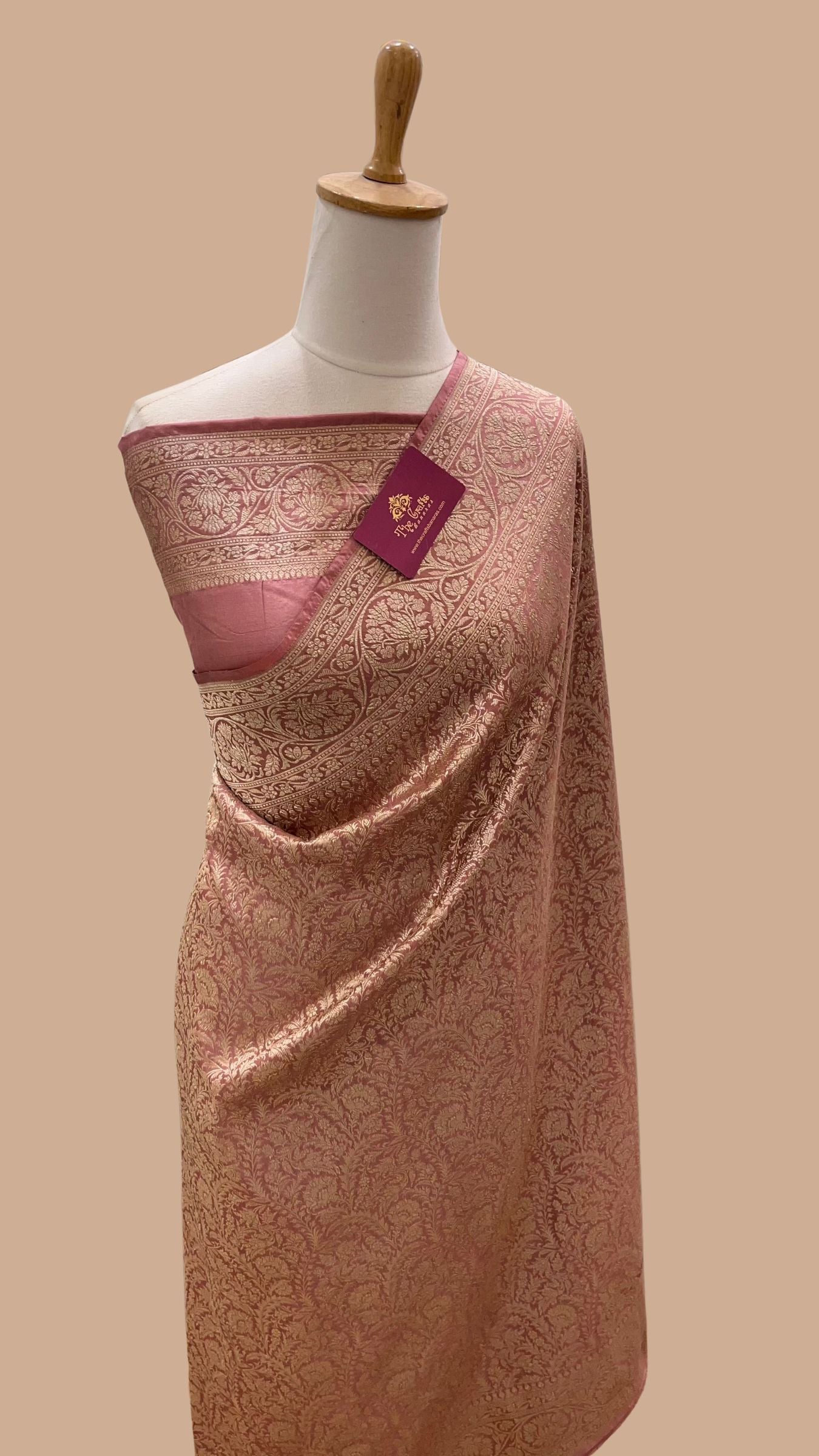 Pure Katan Silk Handloom Banarasi Saree - Tanchui Brocade
