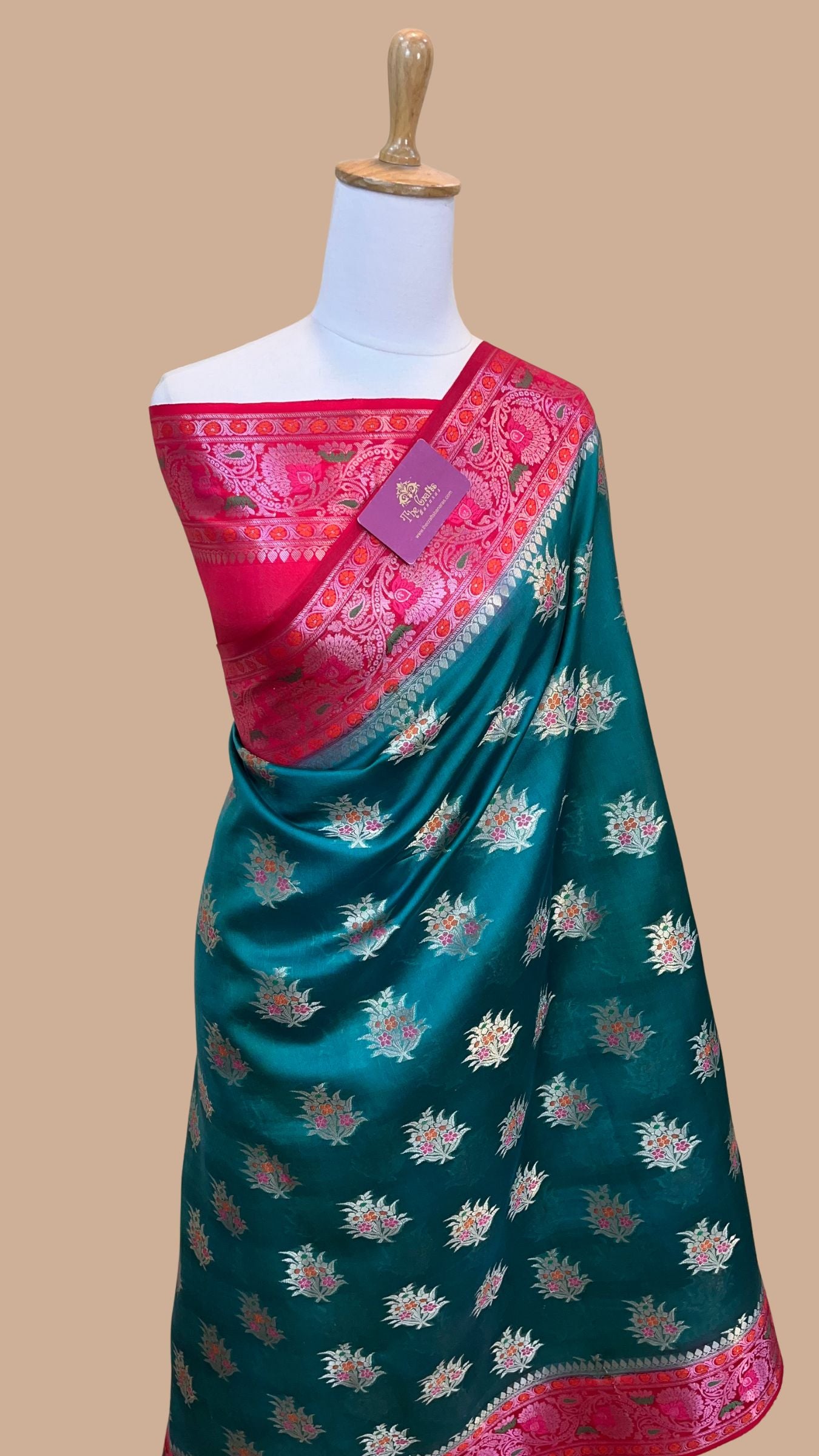Pure Dupion Silk Banarasi Saree