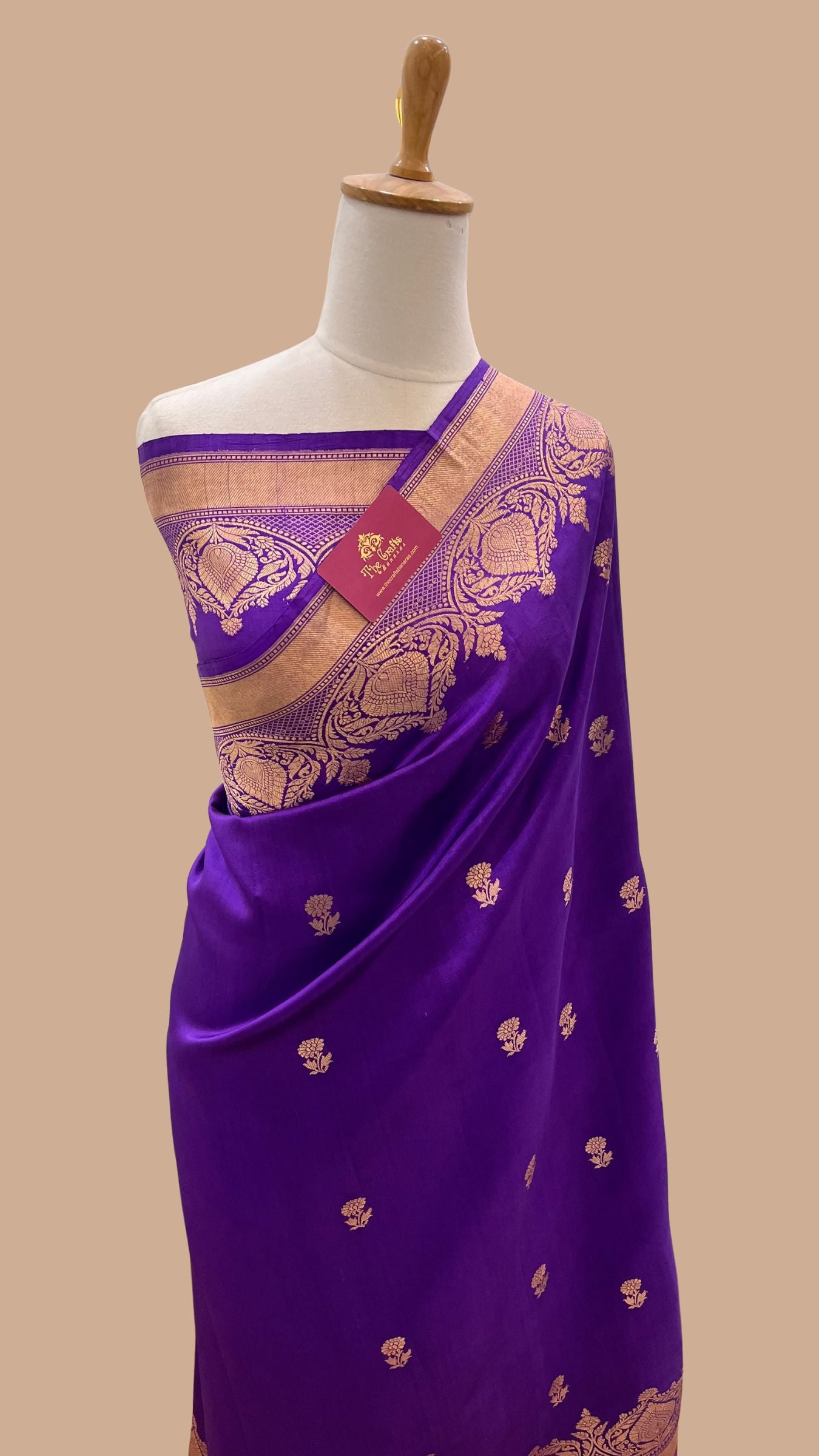 Pure Mango Silk Handloom Banarasi Saree