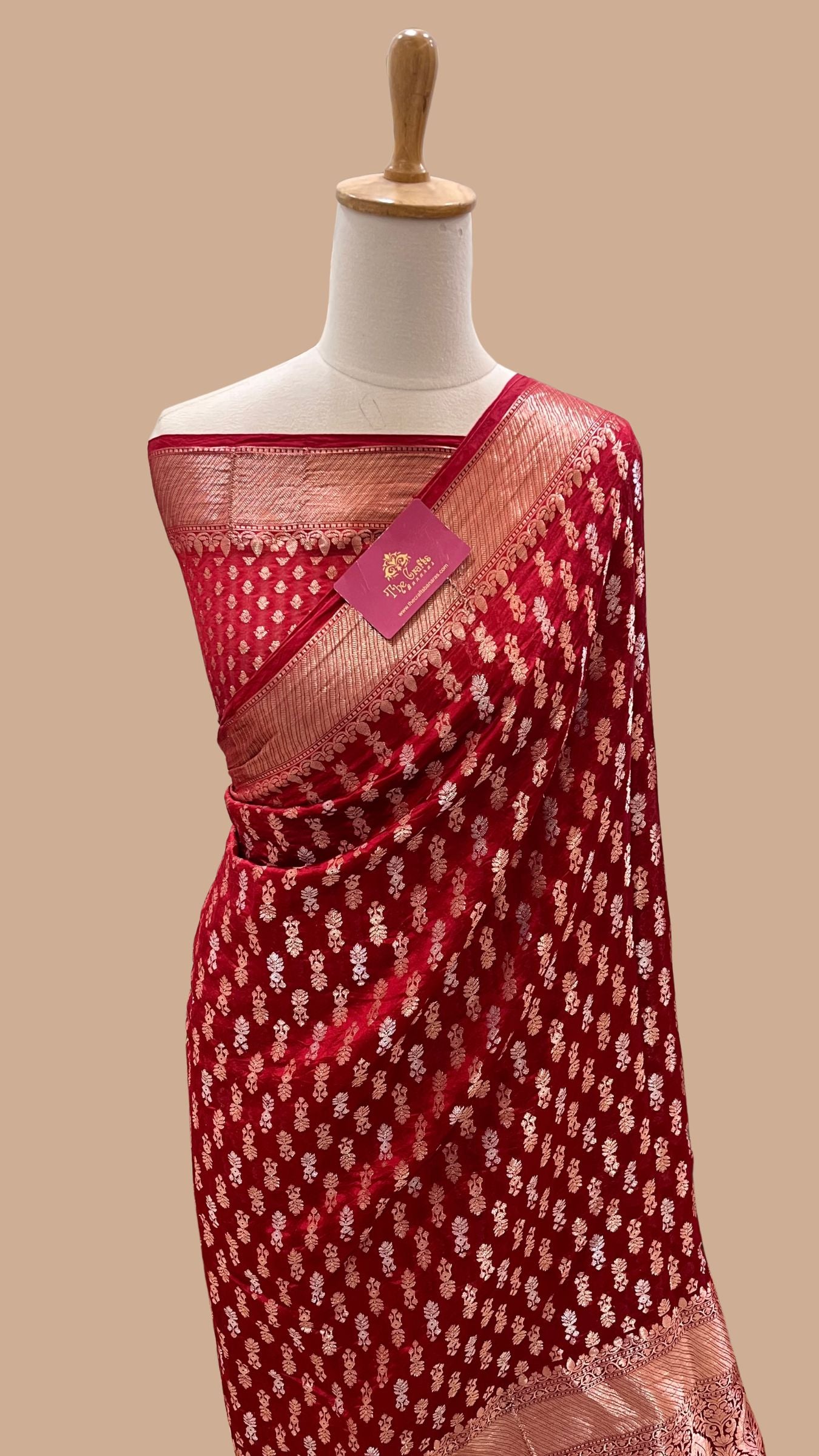 Pure Mango Silk Banarasi Saree