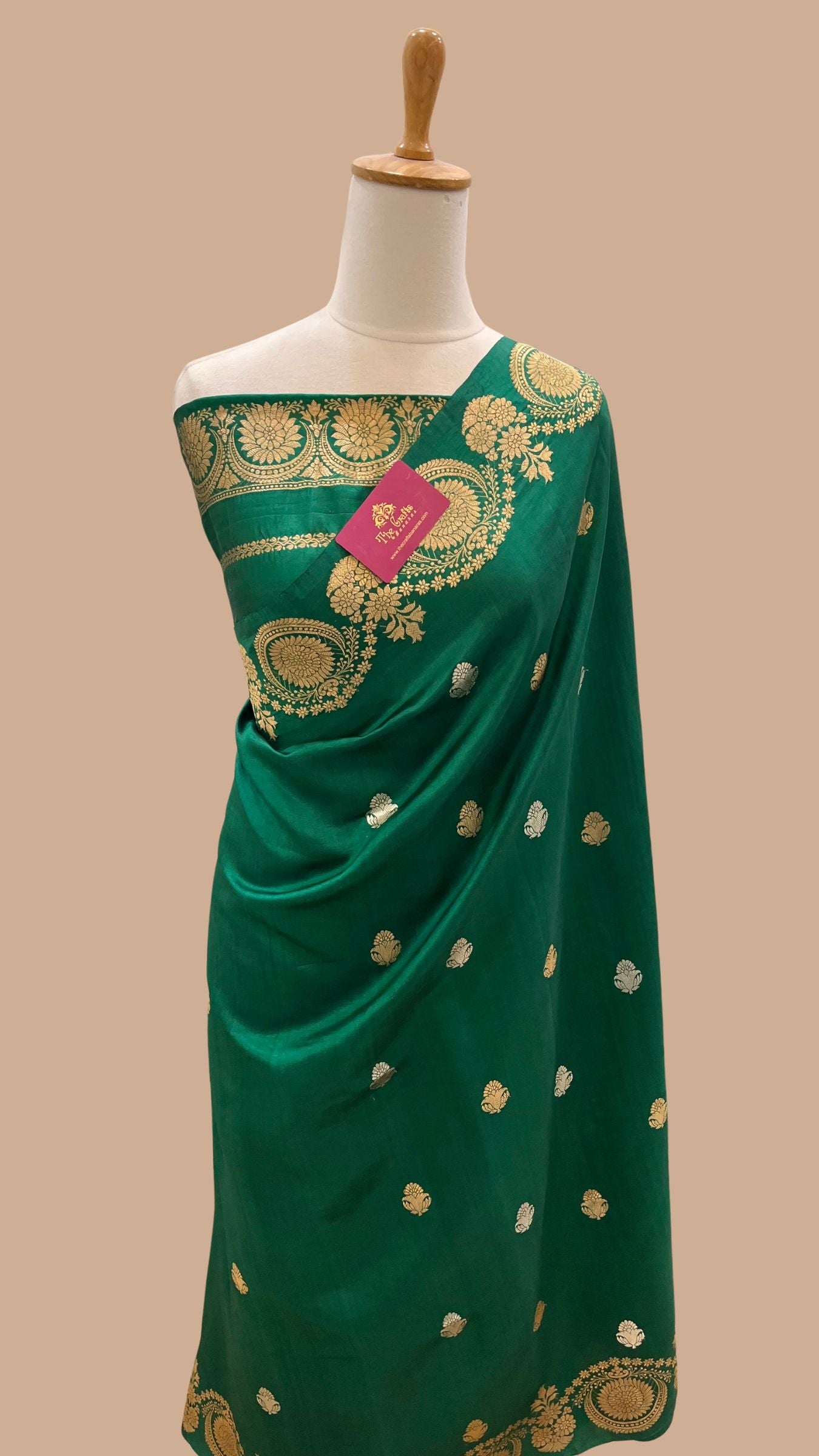 Pure Mango Silk Handloom Banarasi Saree