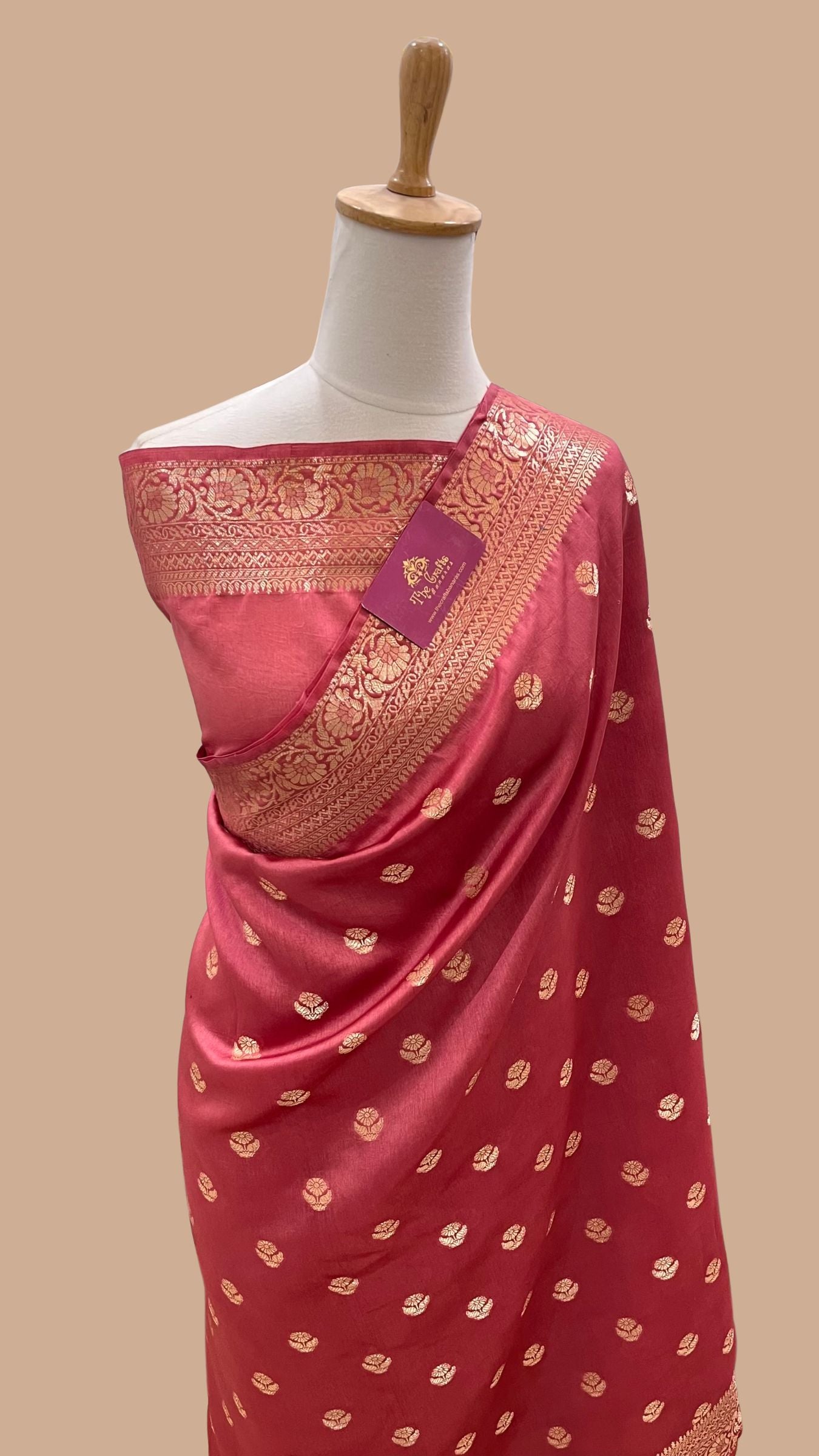 Pure Mango Silk Banarasi Saree