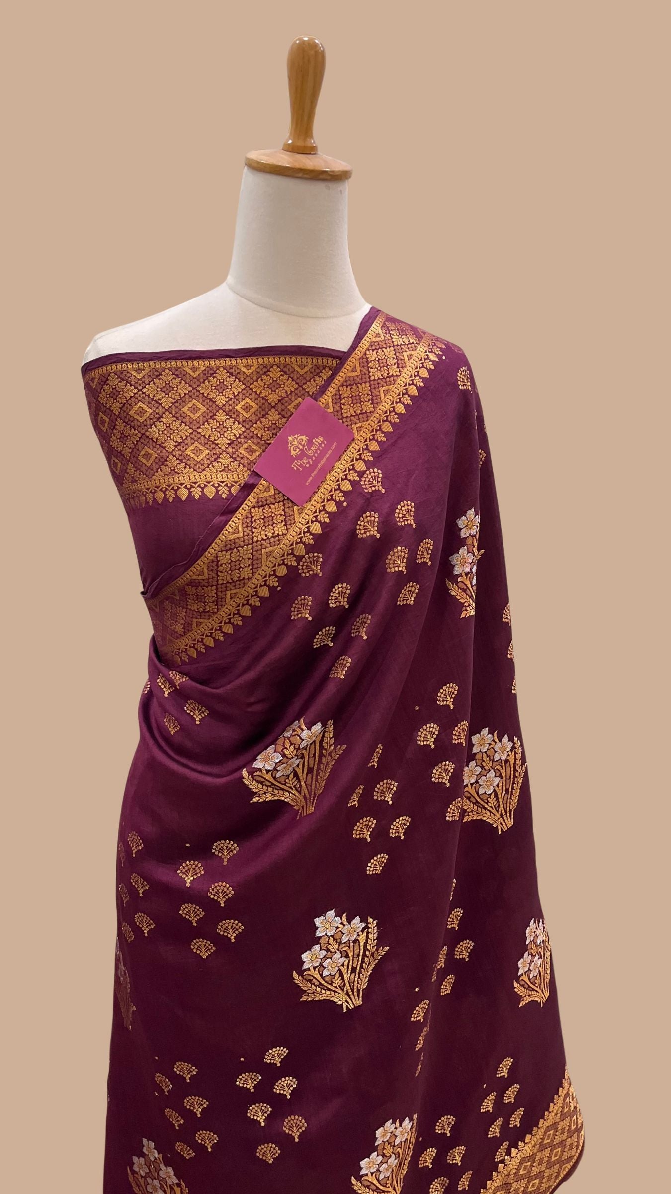 Pure Chiniya Silk Banarasi Saree