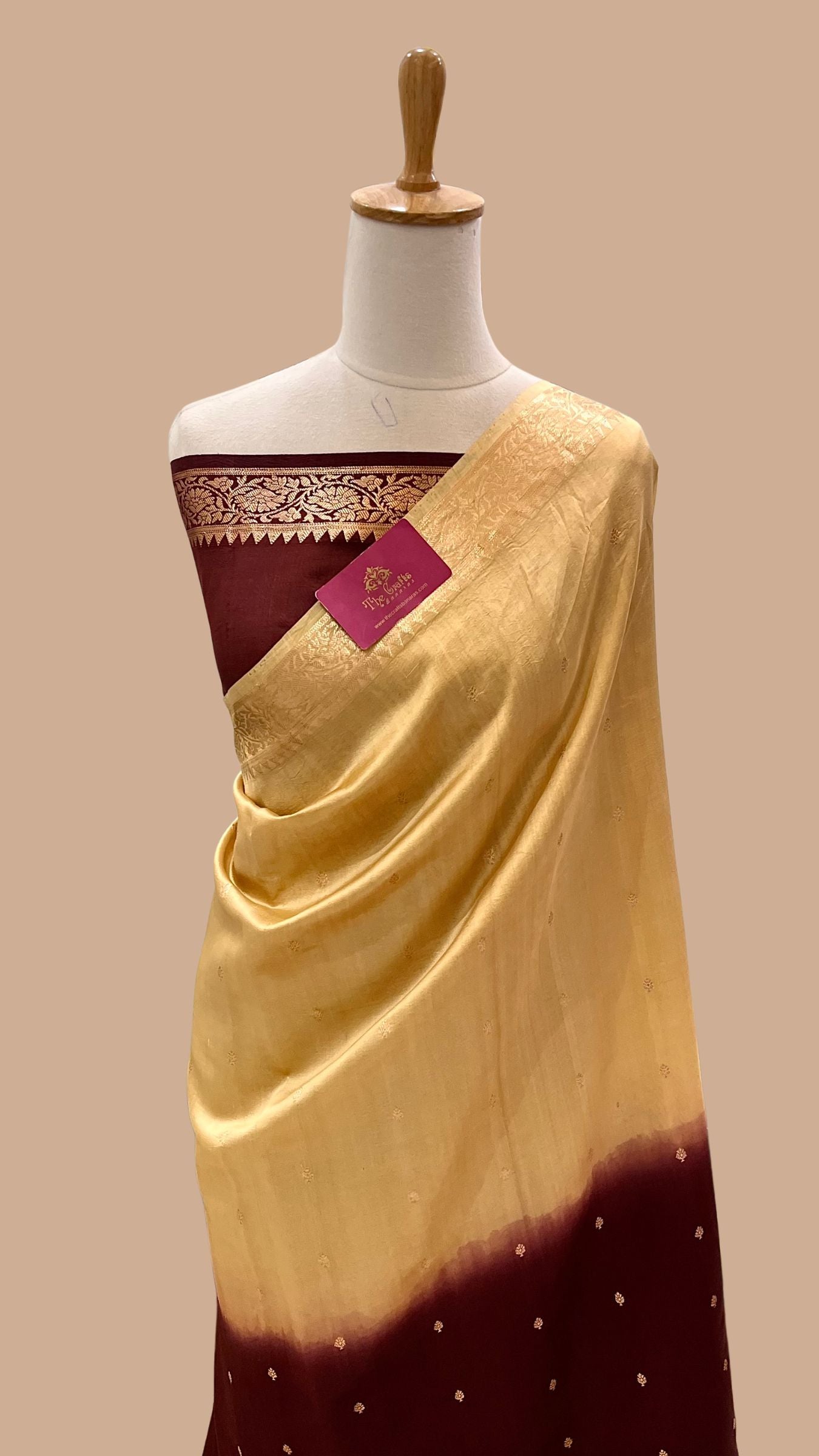 Pure Mango Silk Handloom Banarasi Saree