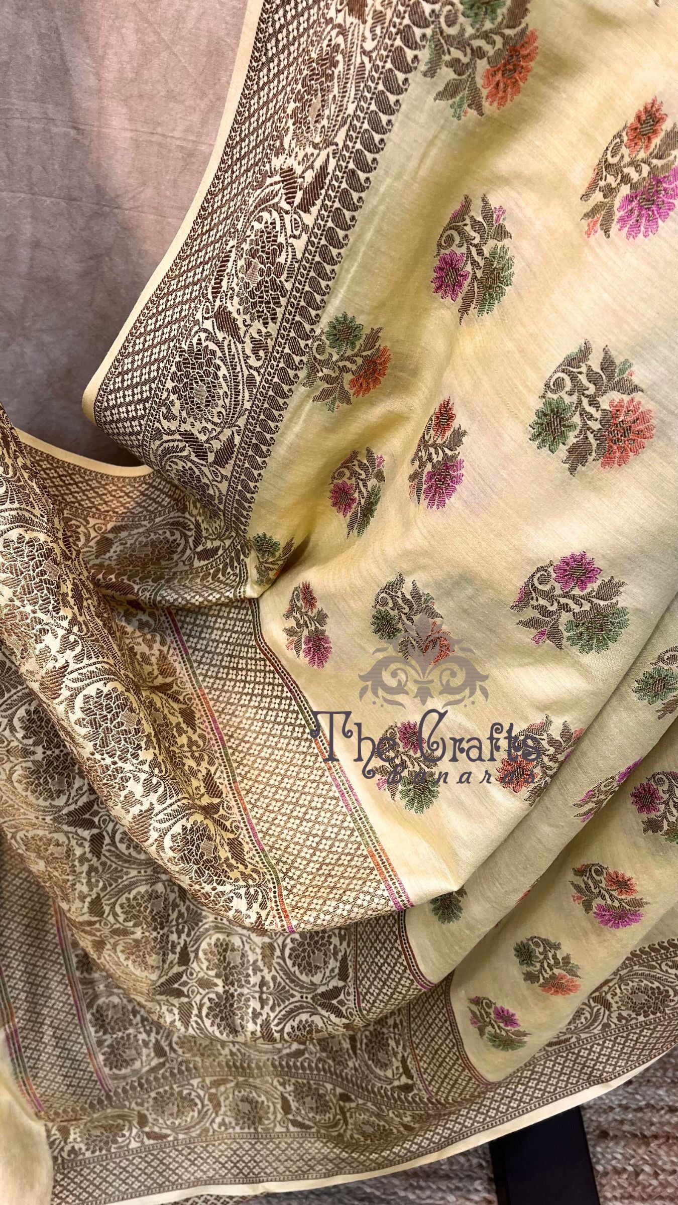 Pure Munga Silk Banarasi Saree