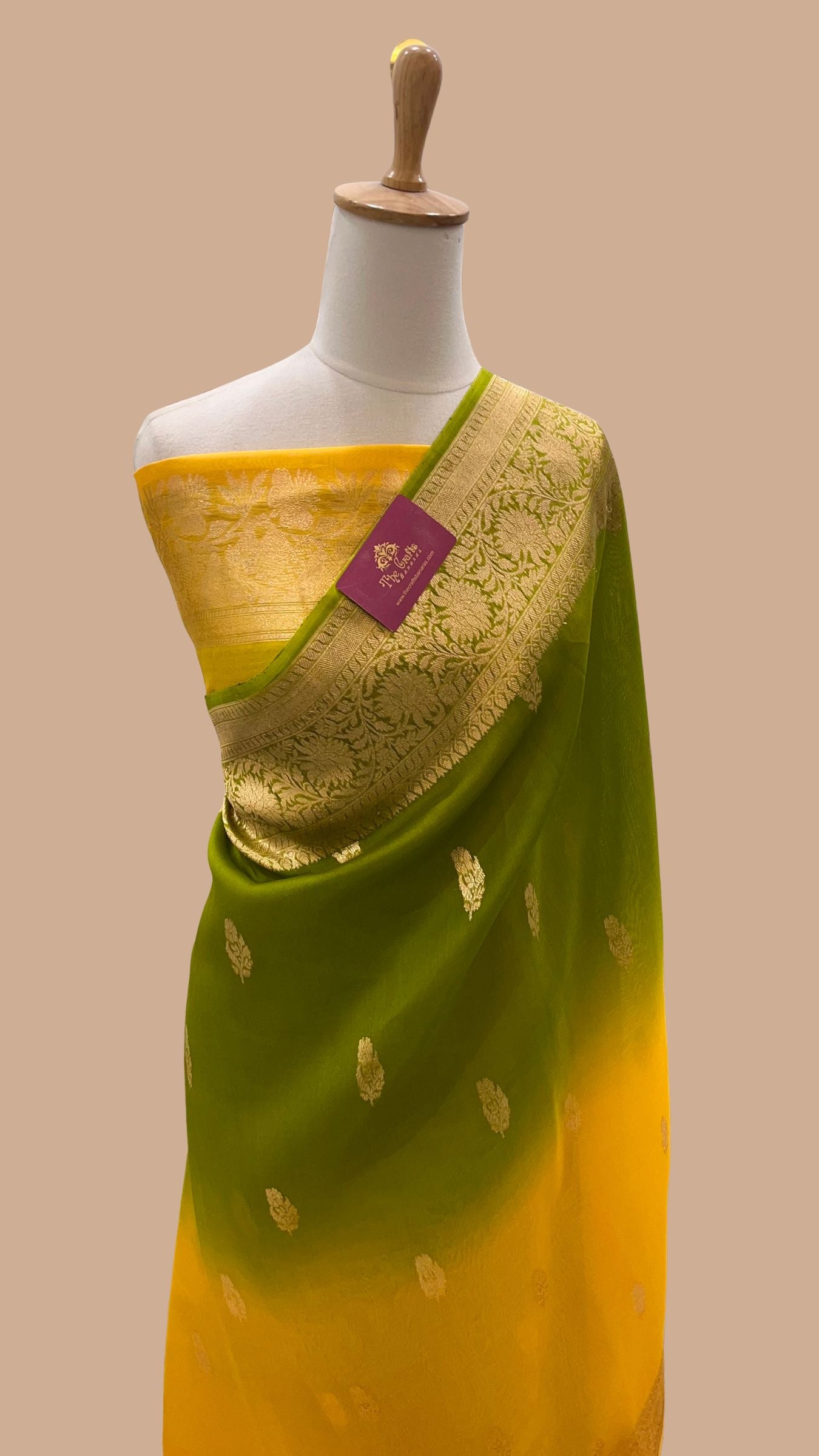 Pure Kora Silk Handloom Banarasi Saree