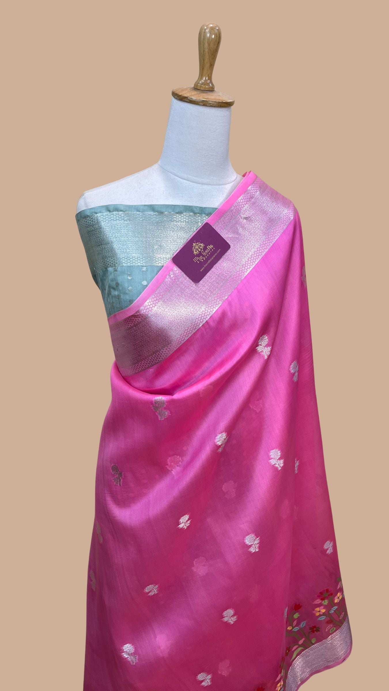 Pure Chiniya Silk Banarasi Saree
