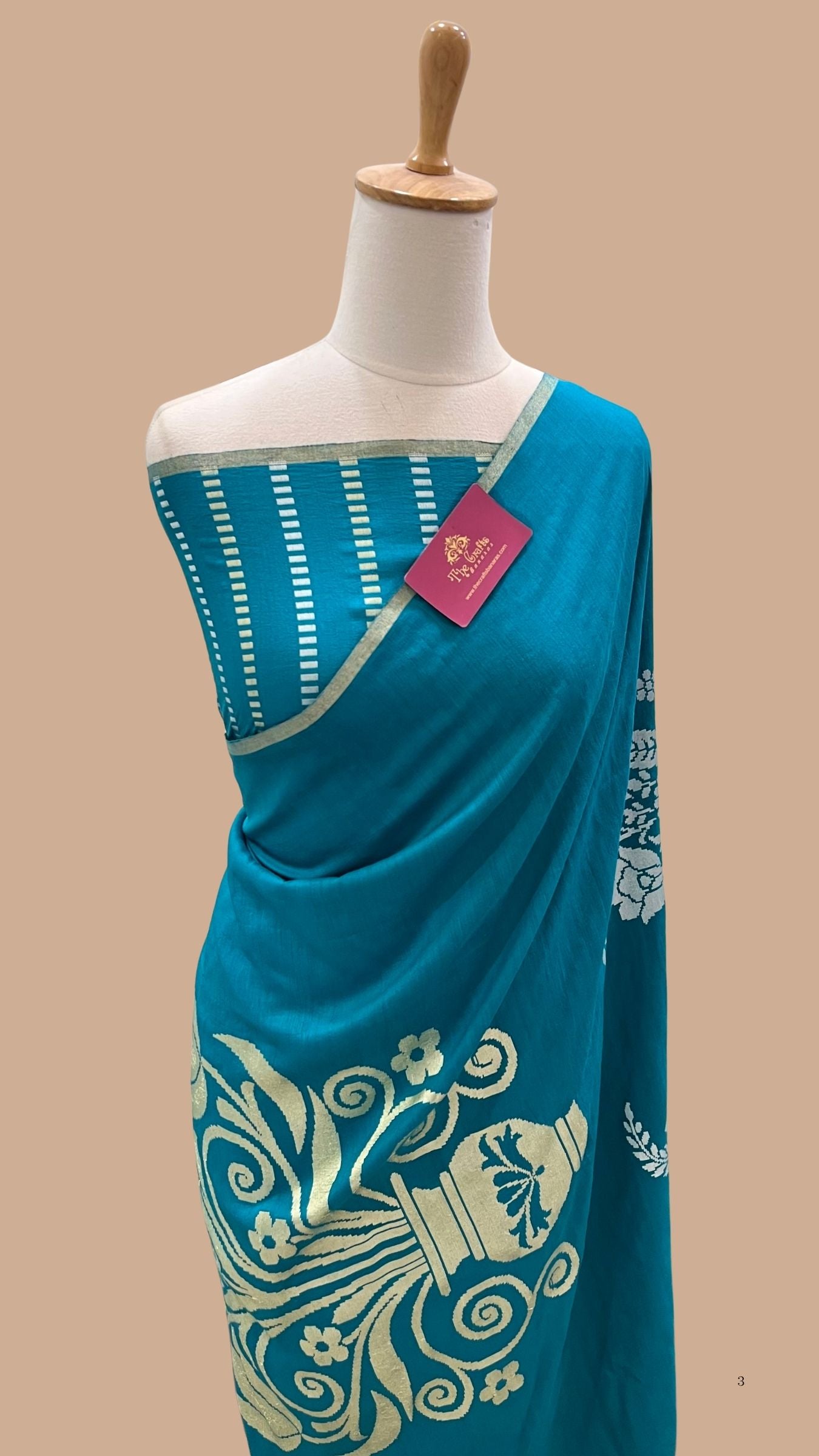 Pure Munga Silk Handloom Banarasi Saree