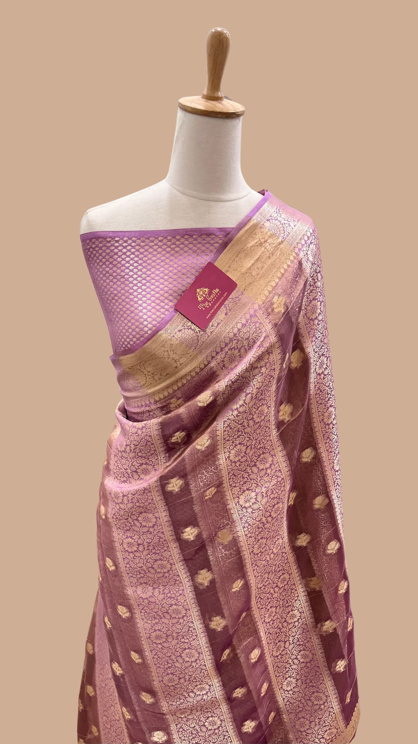 Pure Chiniya Tissue Silk Banarasi Saree