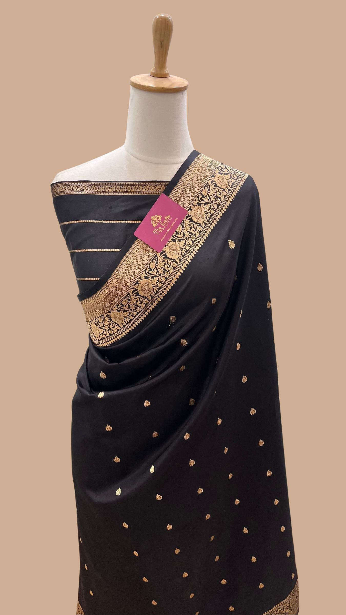 Pure Mango Silk Handloom Banarasi Saree