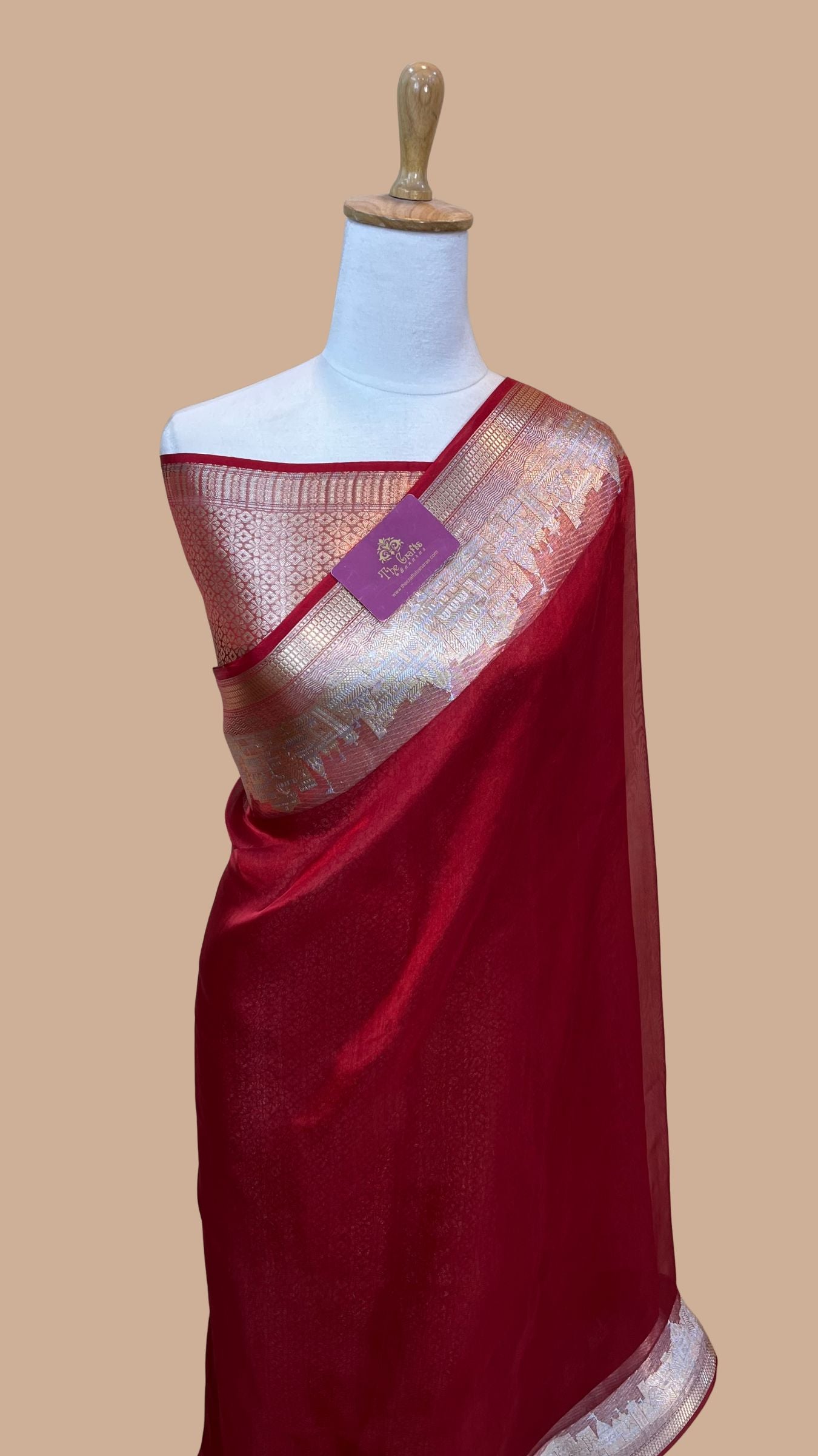 Pure Kora Tissue Silk Banarasi Saree