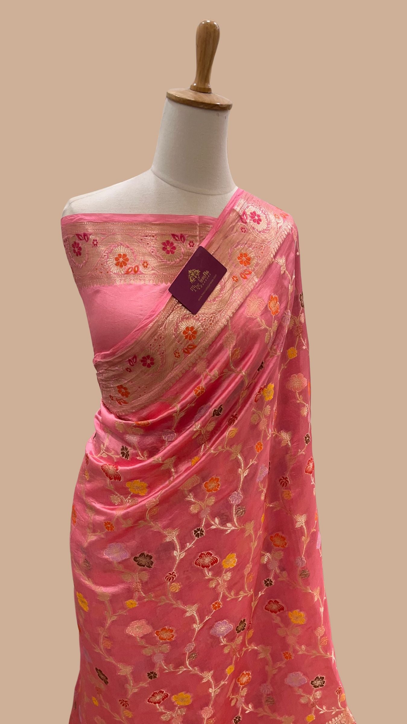Pure Mango Silk Banarasi Saree