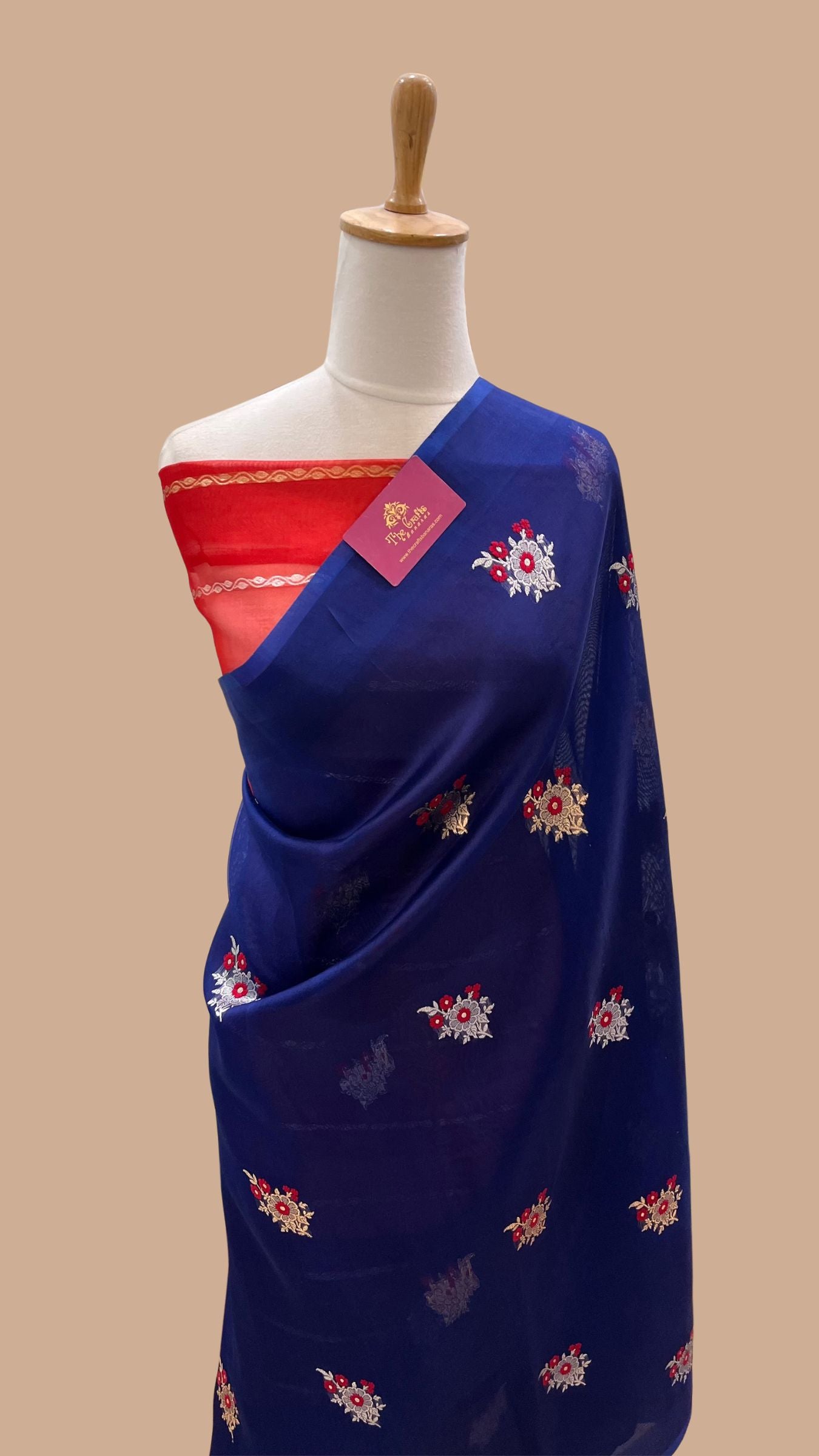 Pure Kora Silk Handloom Banarasi Saree