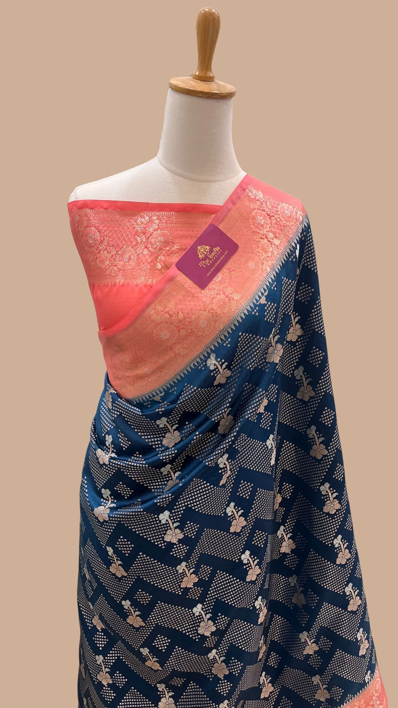 Pure Mango Silk Banarasi Saree
