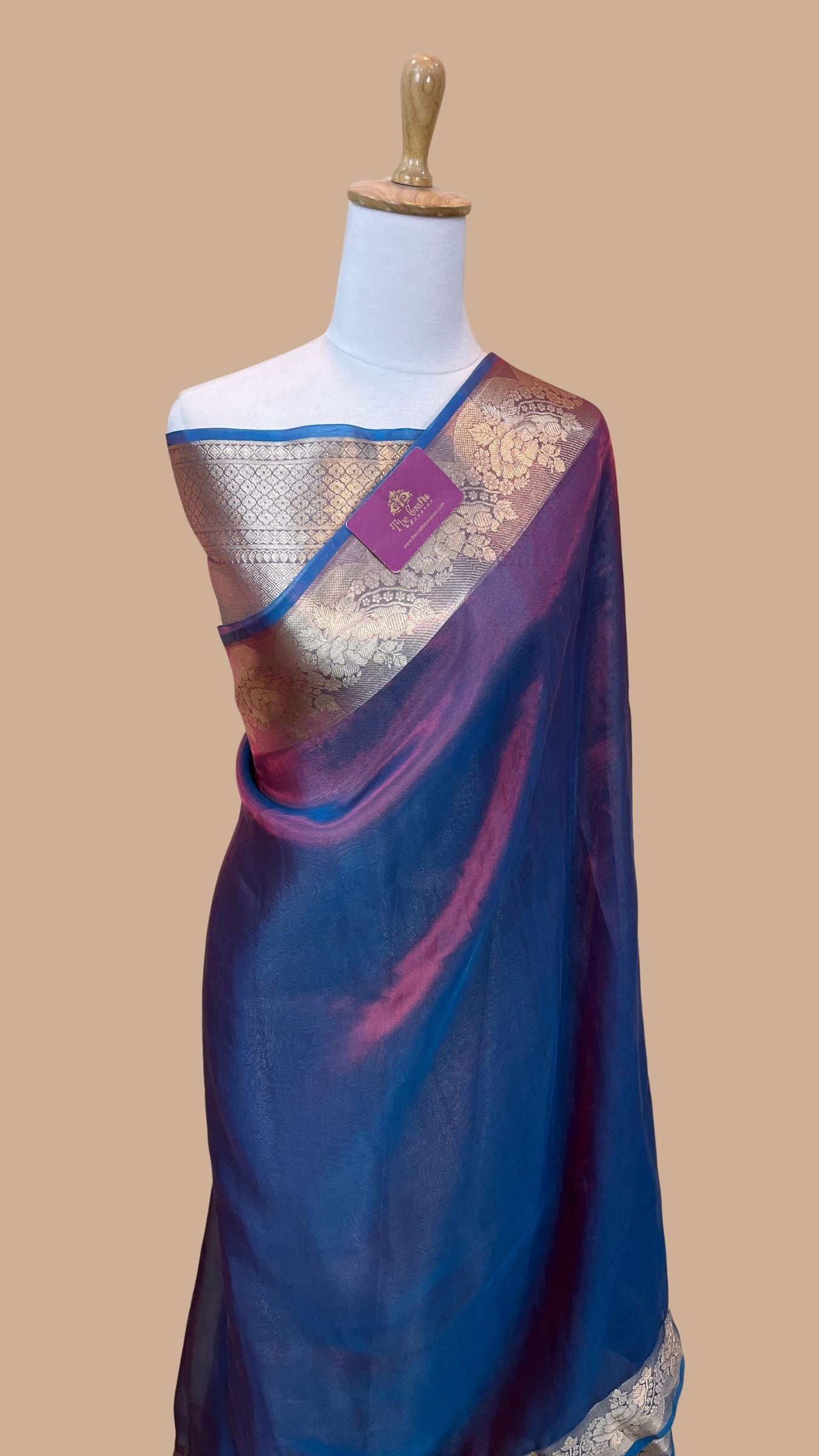 Pure Kora Tissue Silk Banarasi Saree