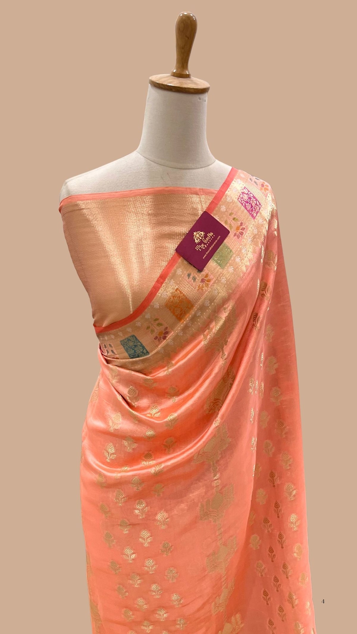 Pure Mango Silk Banarasi Saree