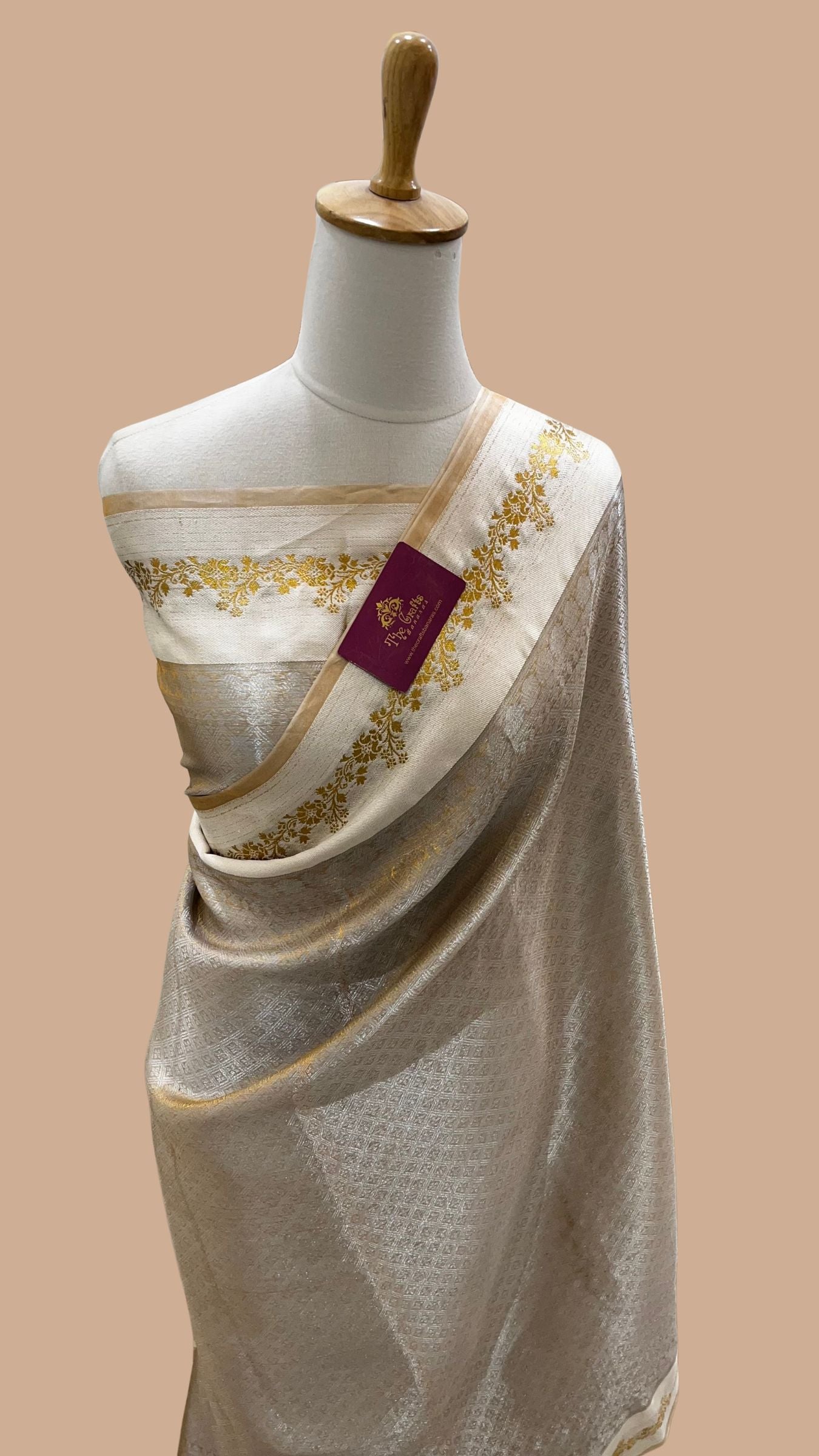 Pure Tissue Silk Brocade Banarasi Saree