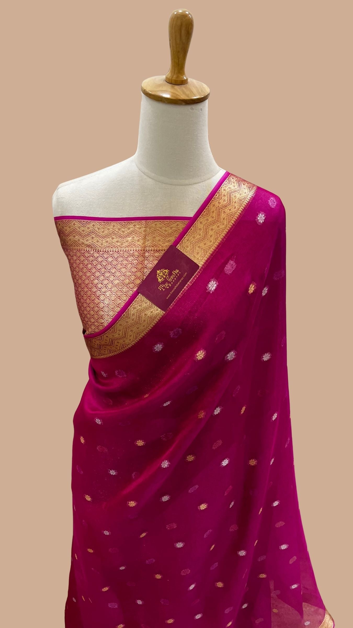 Pure Tissue Silk Handloom Banarasi Saree
