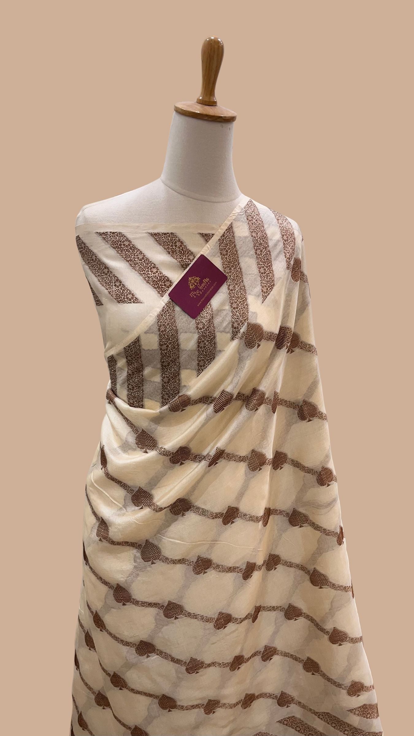 Pure Tussar Silk Banarasi Saree