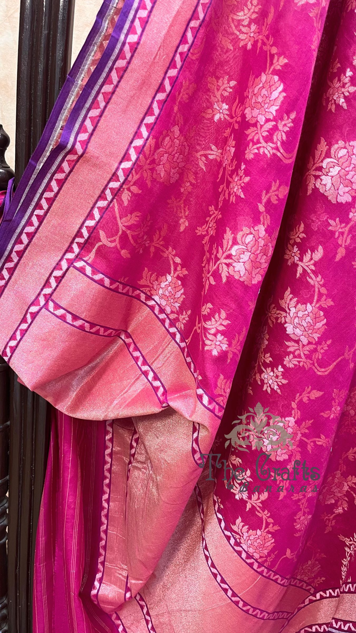 Pure Ektara Cotton Jamdani Banarasi Saree - Alfi