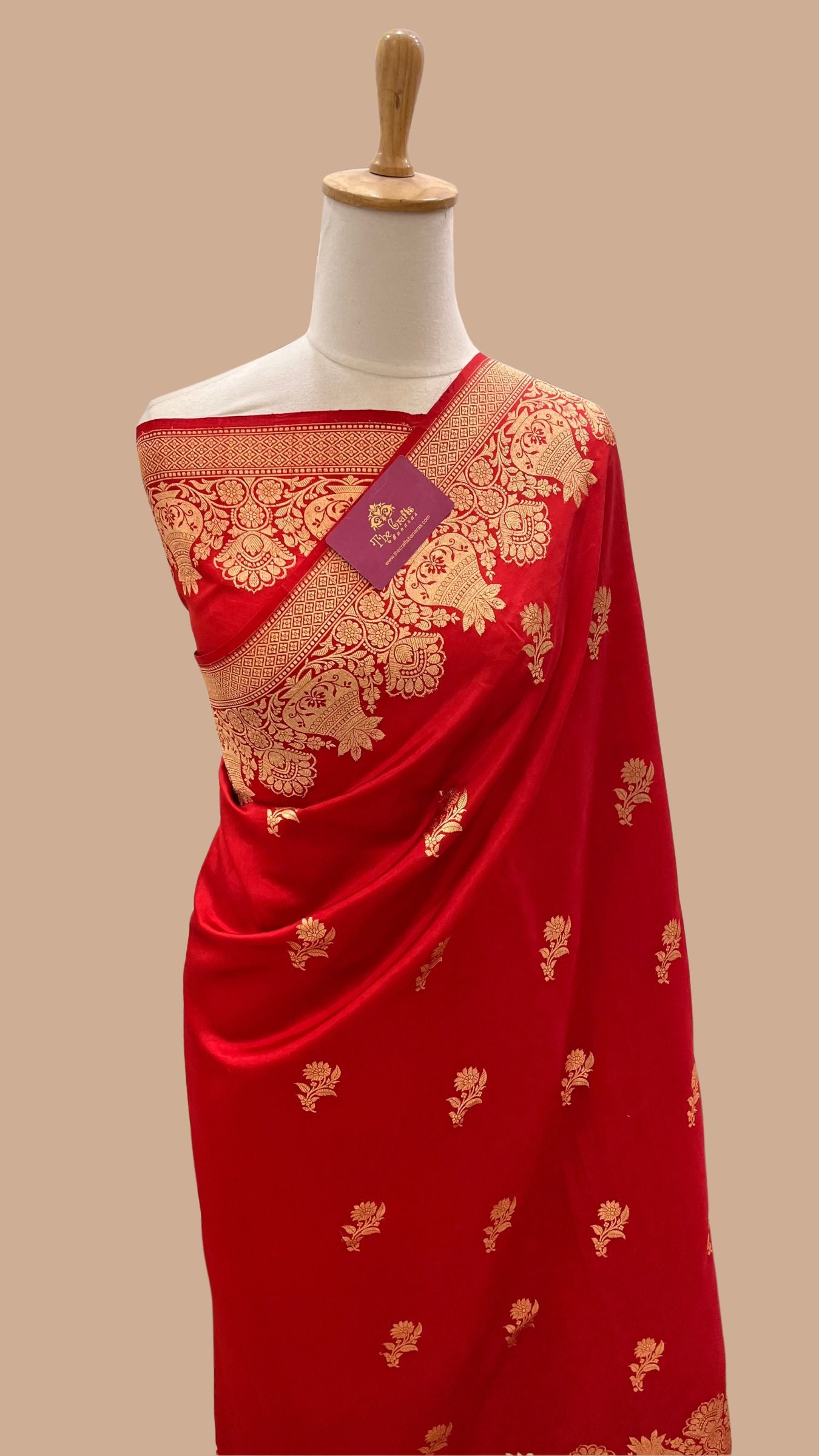 Pure Mango Silk Handloom Banarasi Saree