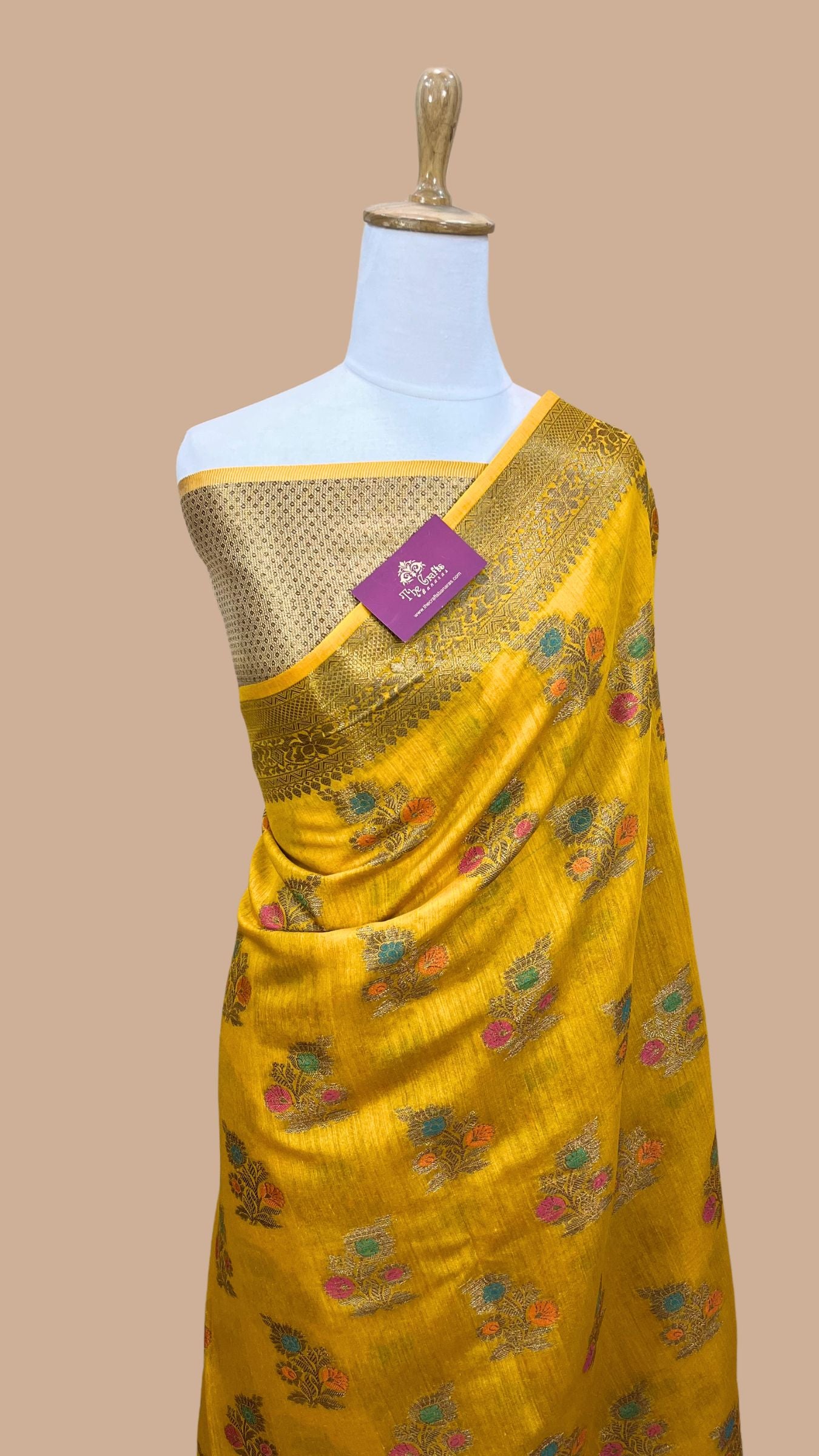 Pure Munga Silk Banarasi Saree