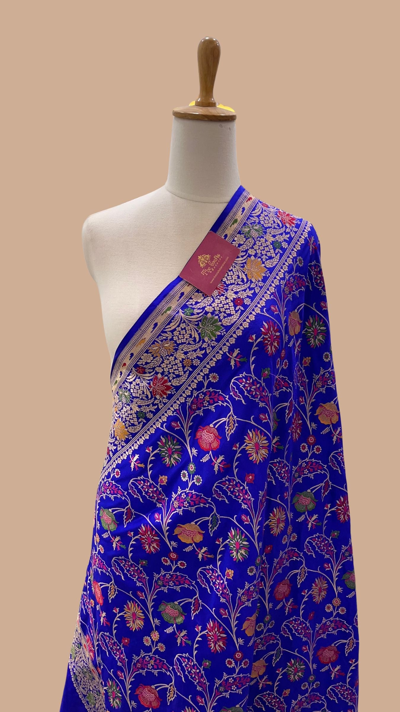 Pure Katan Silk Banarasi Handloom Dupatta