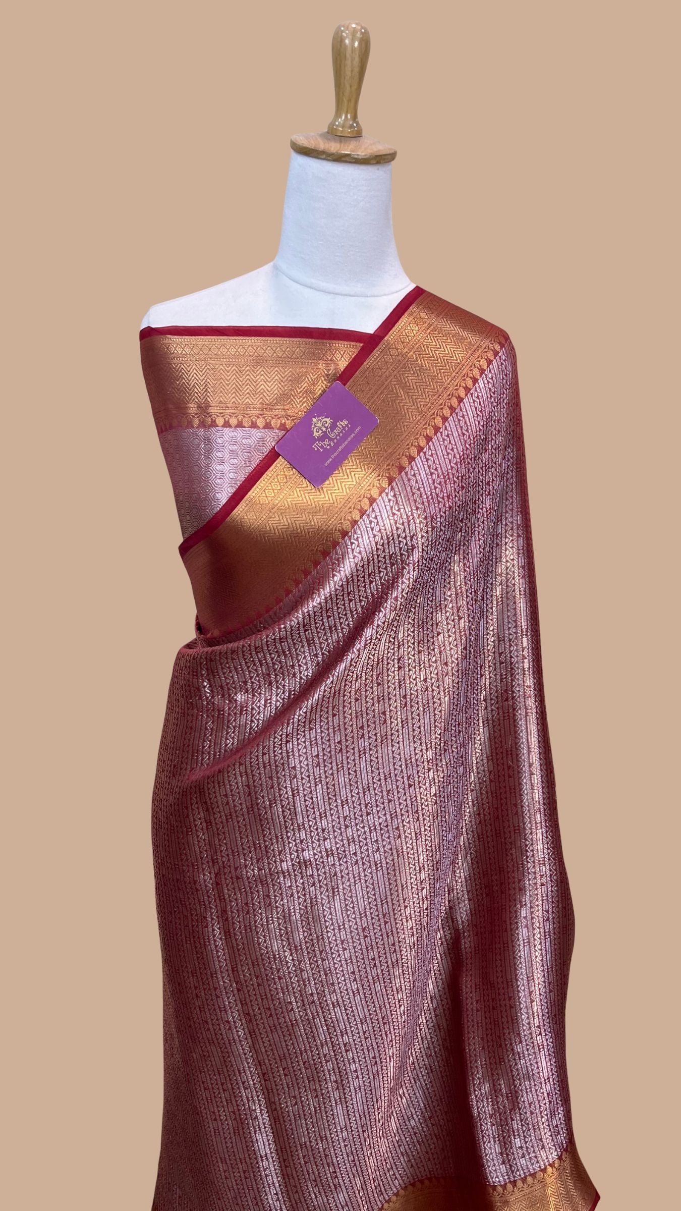 Pure Tissue Silk Brocade Banarasi Saree