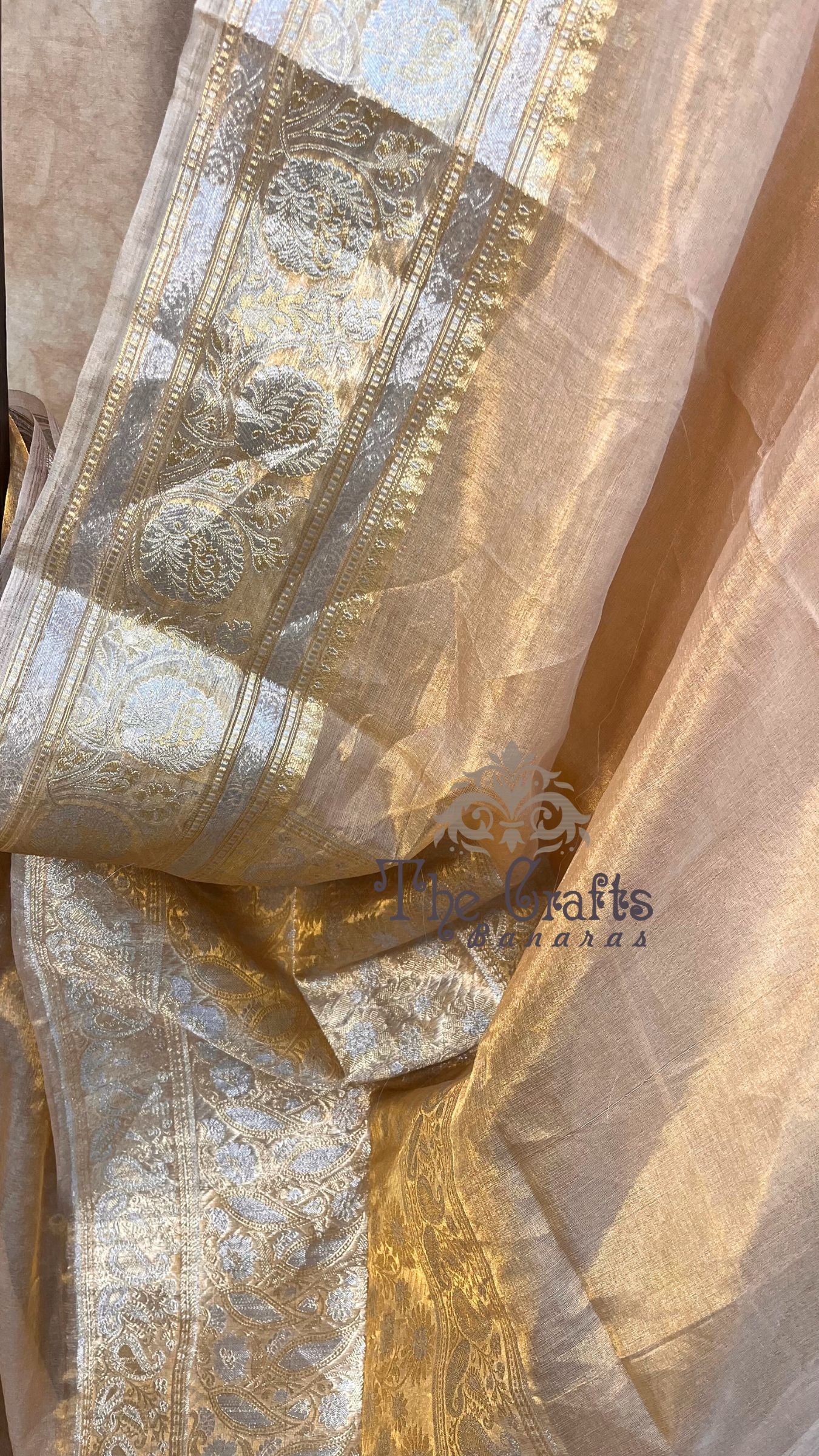 Pure Kora Tissue Silk Banarasi Saree