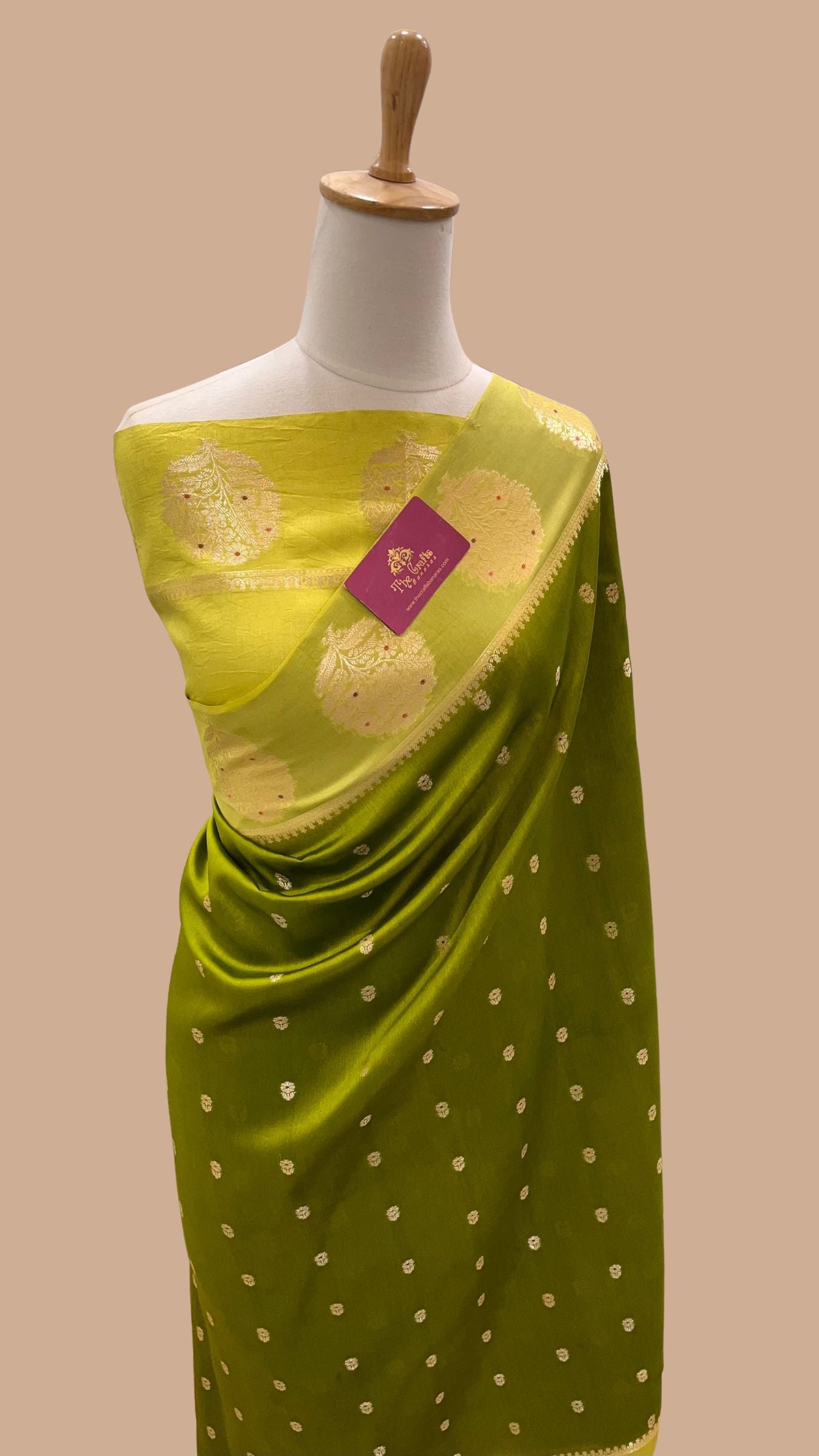 Pure Mango Silk Banarasi Saree