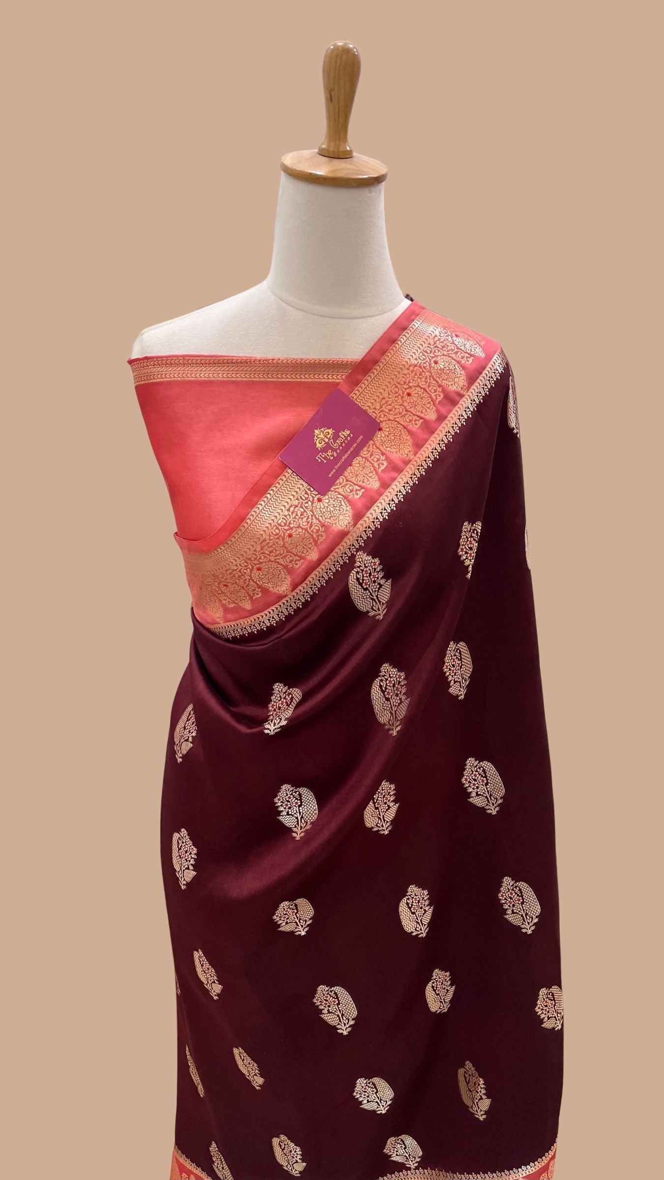 Pure Mango Silk Banarasi Saree