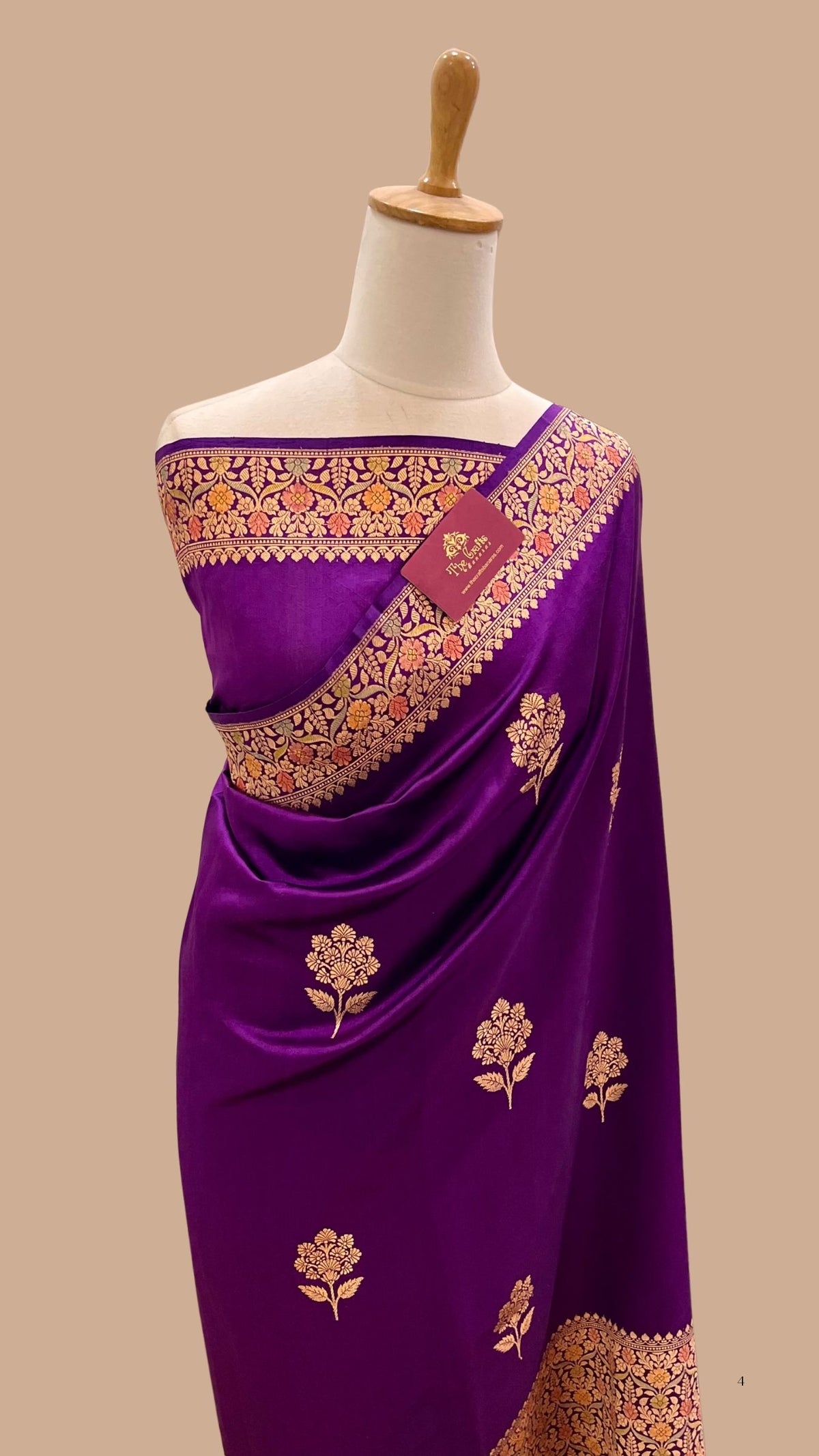 Pure Mango Silk Handloom Banarasi Saree