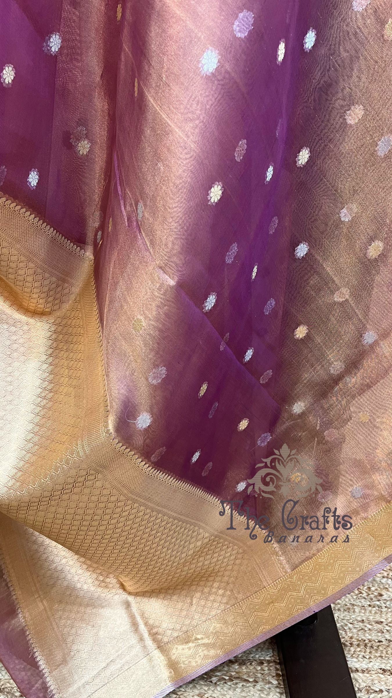 Pure Kora Tissue Silk Banarasi Saree