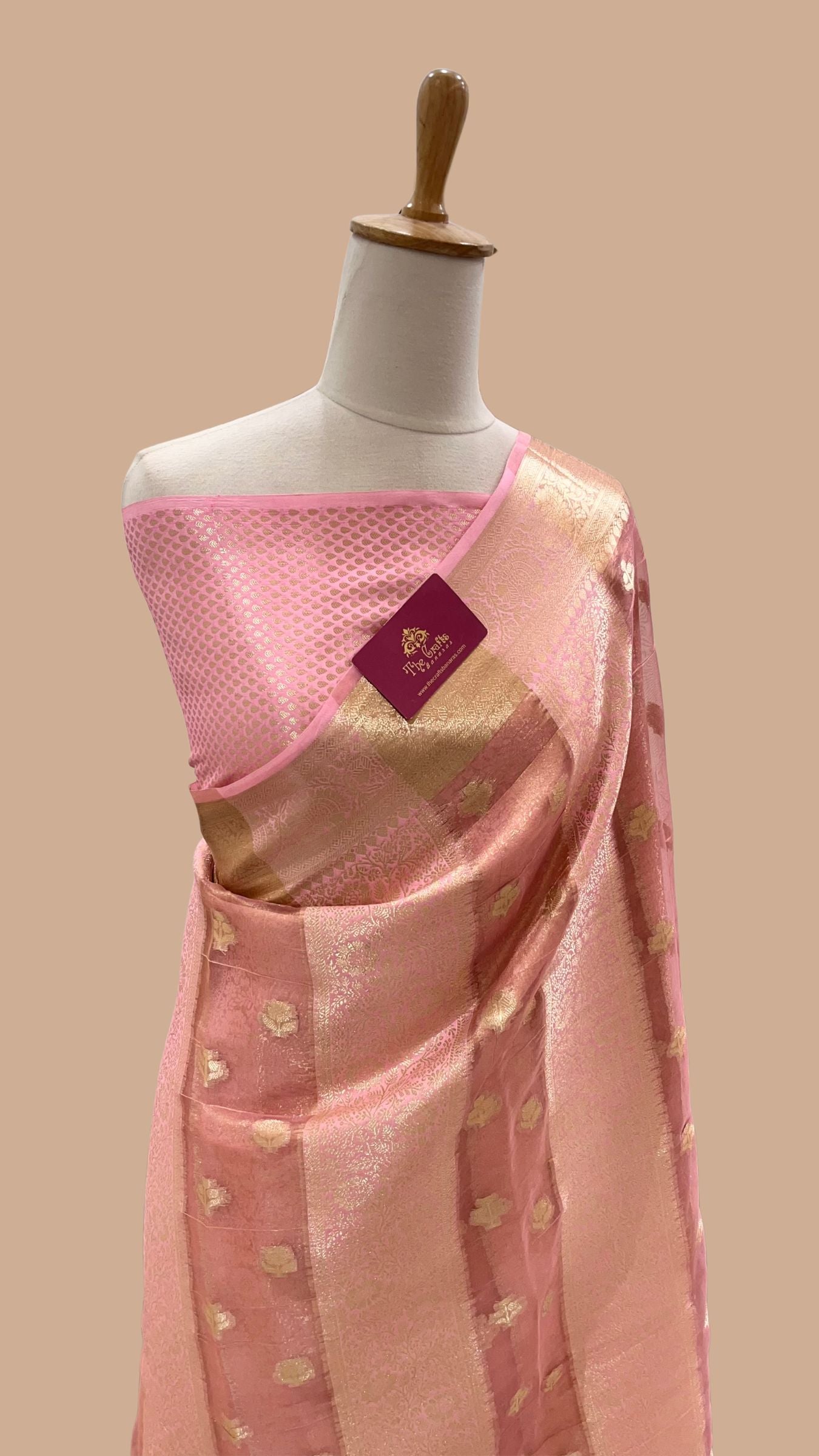 Pure Chiniya Tissue Silk Banarasi Saree
