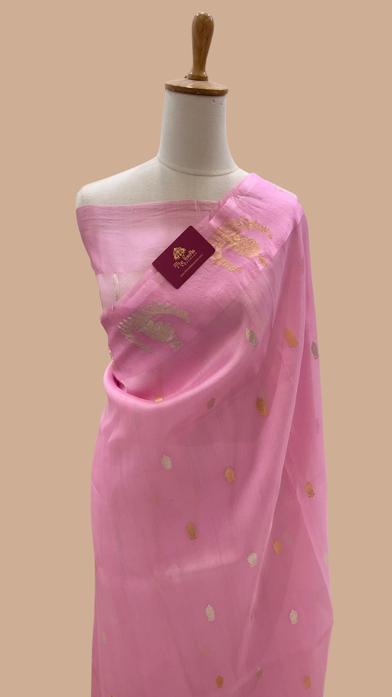 Pure Kora Silk Handloom Banarasi Saree
