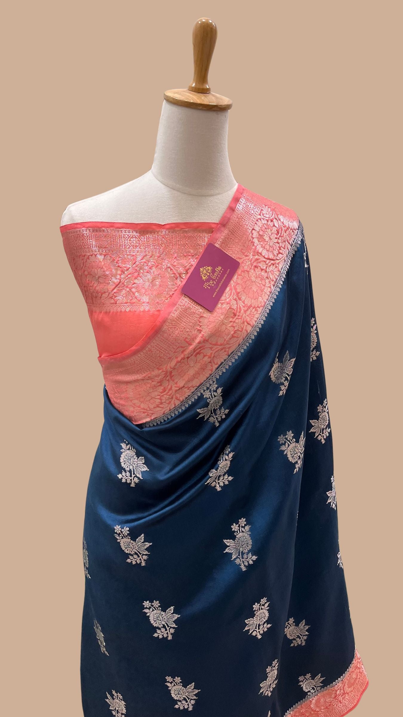 Pure Mango Silk Banarasi Saree