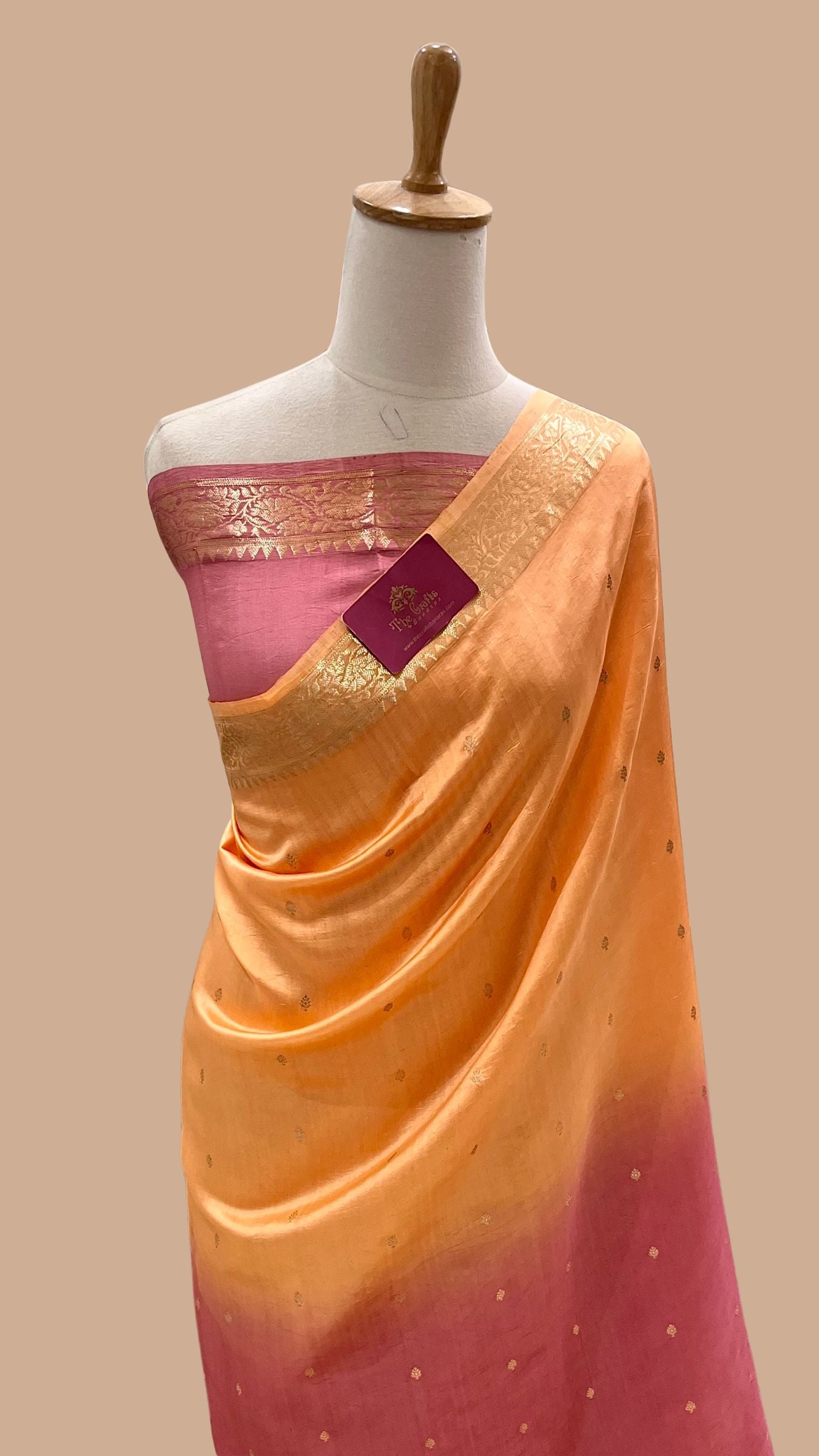 Pure Mango Silk Handloom Banarasi Saree