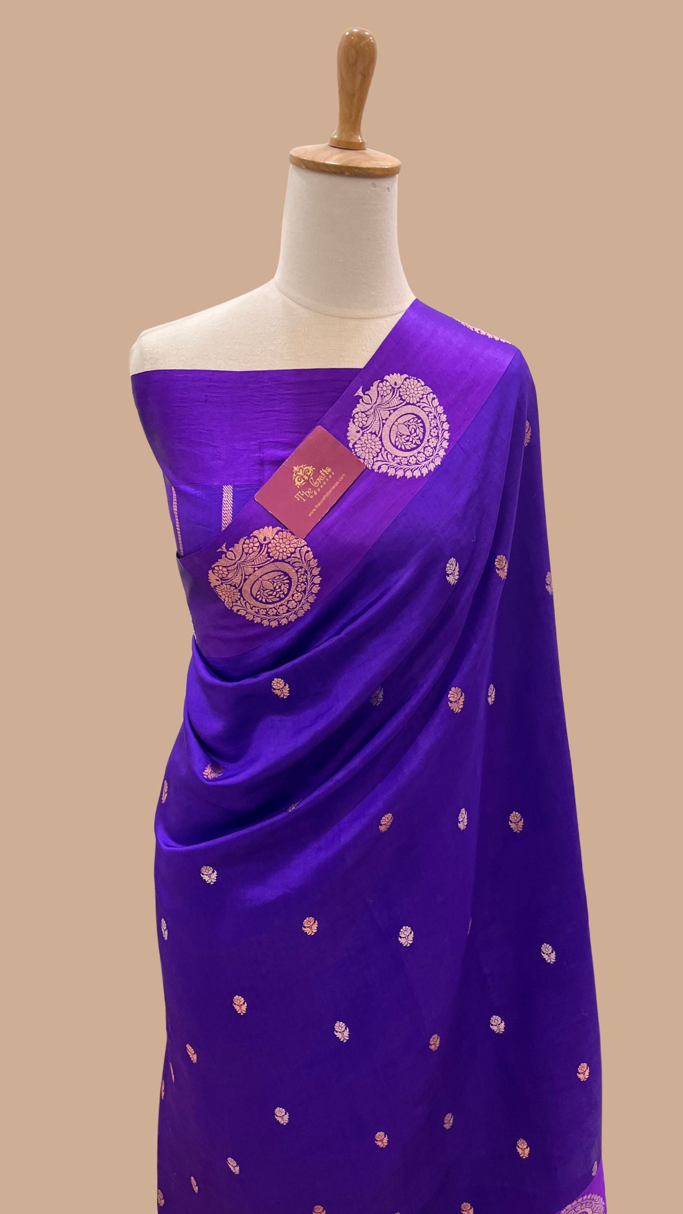 Pure Mango Silk Handloom Banarasi Saree