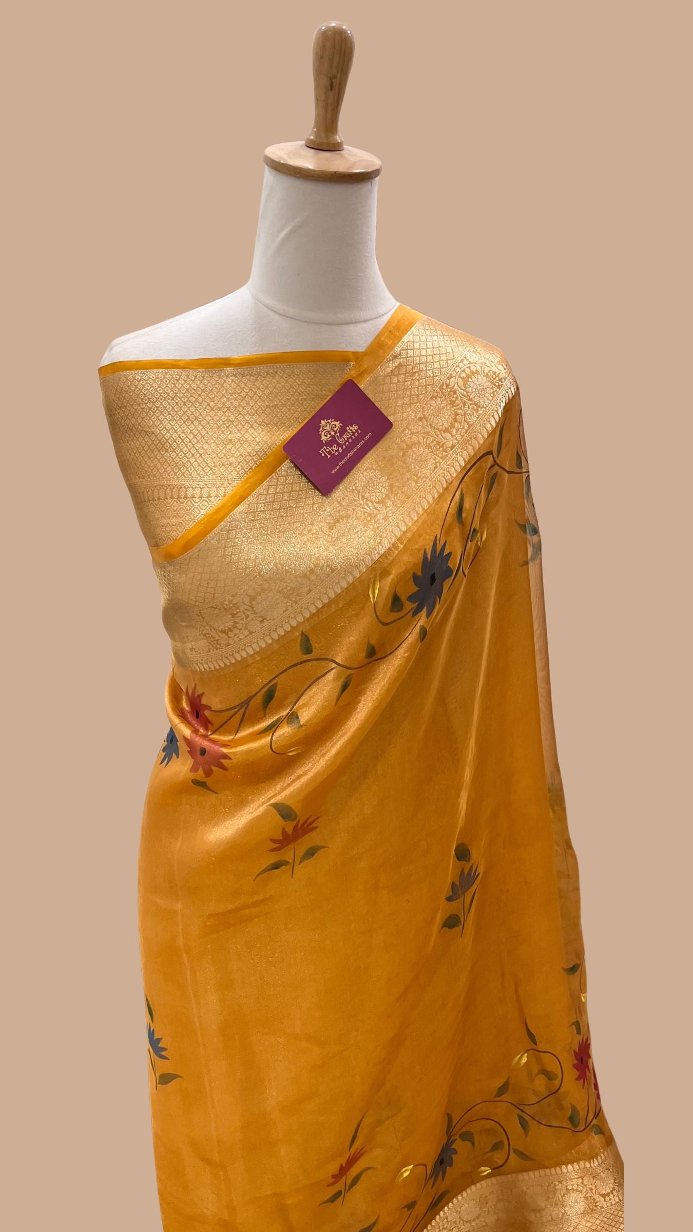 Pure Kora Tissue Silk Banarasi Saree
