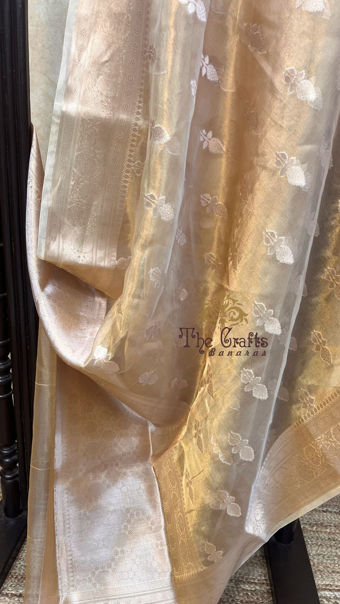 Pure Kora Silk Handloom Banarasi Saree