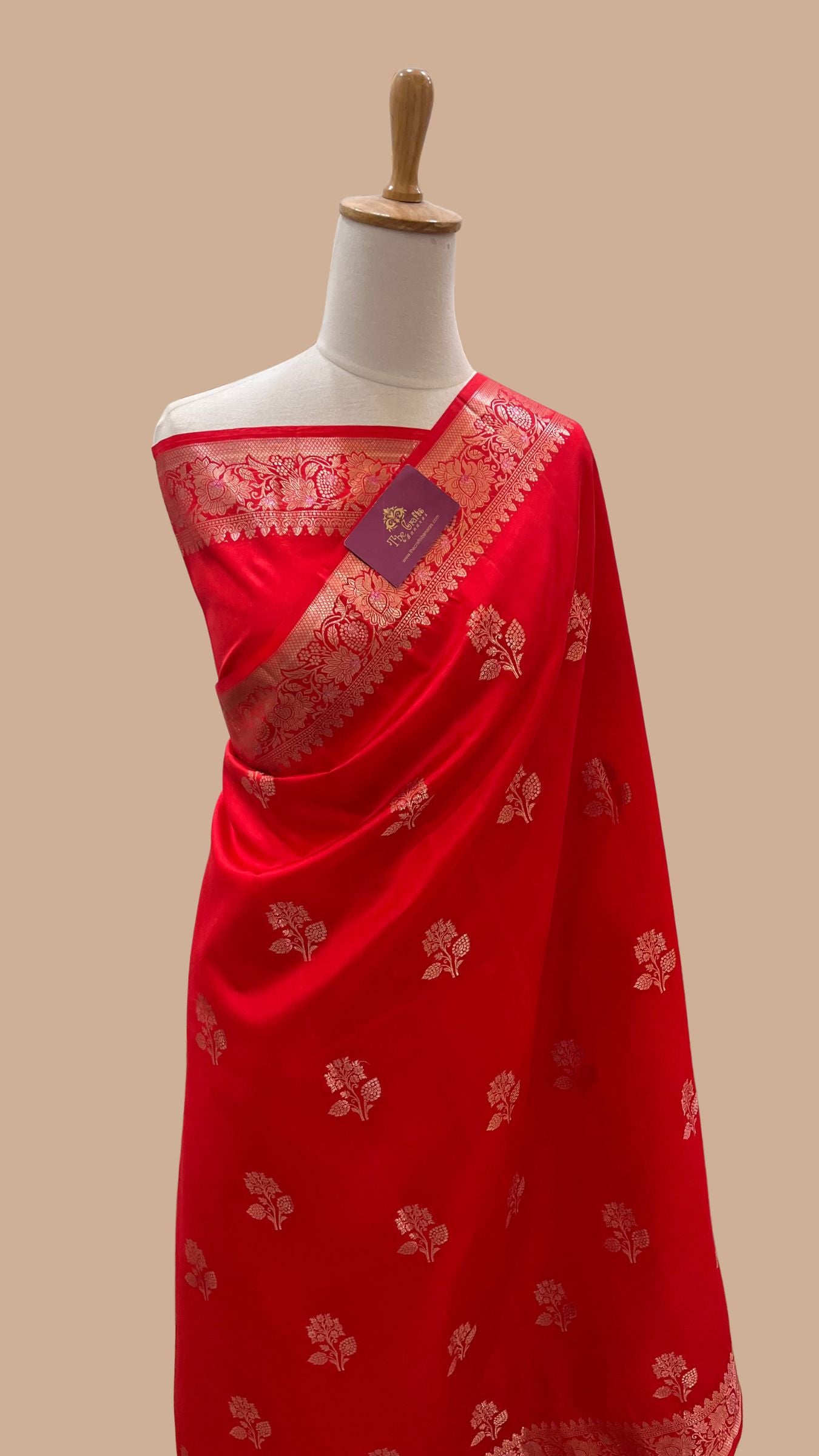 Pure Mango Silk Banarasi Saree