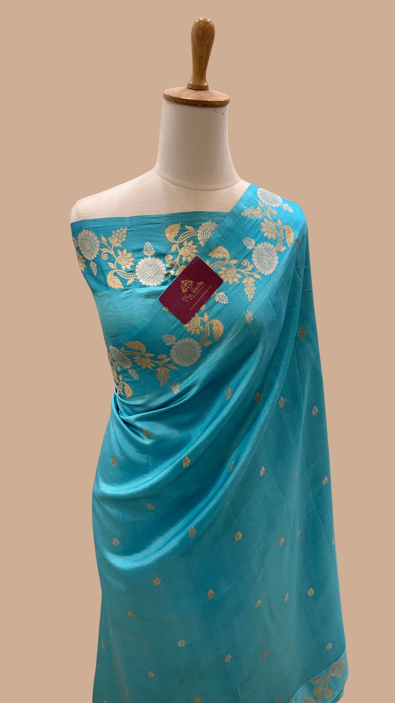 Pure Mango Silk Handloom Banarasi Saree