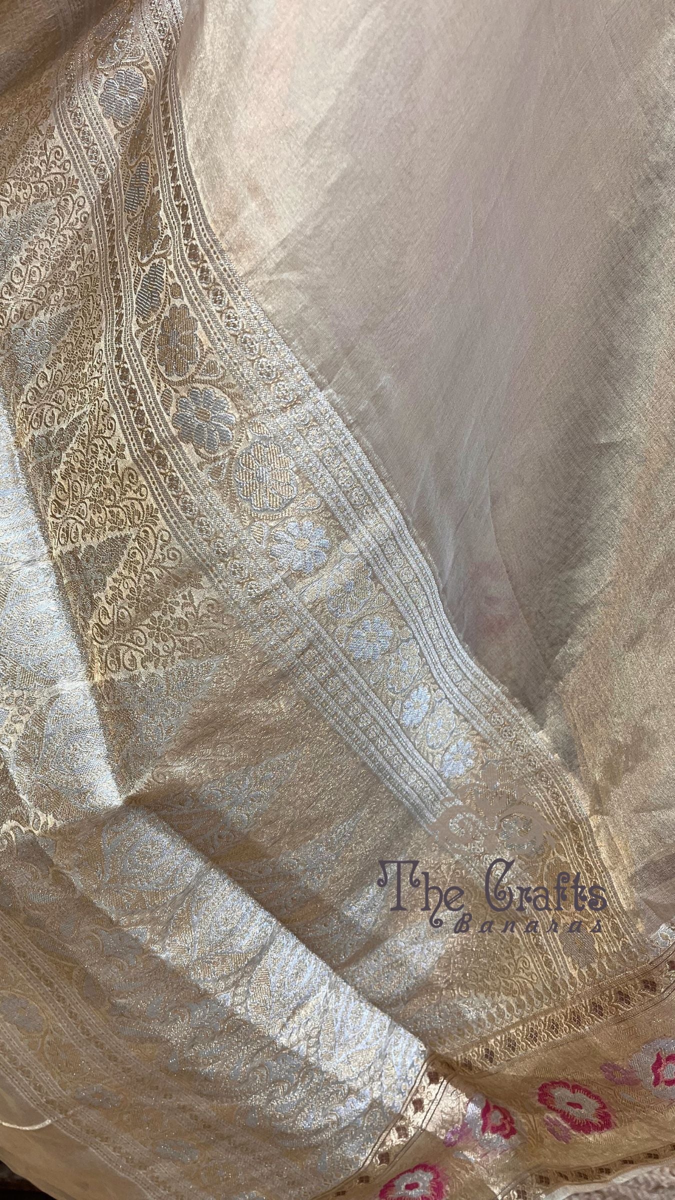 Pure Kora Tissue Silk Banarasi Saree