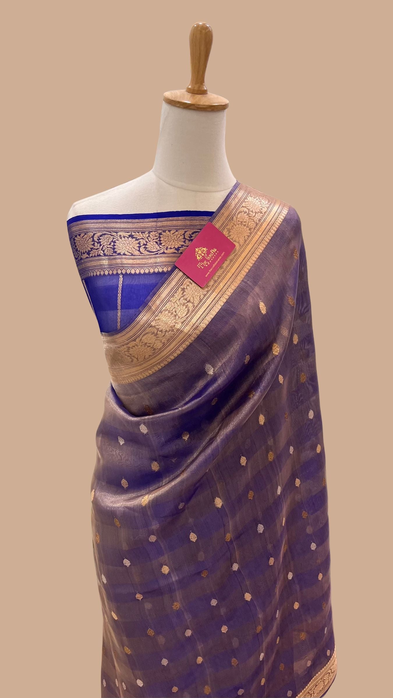 Pure Tissue Silk Handloom Banarasi Saree