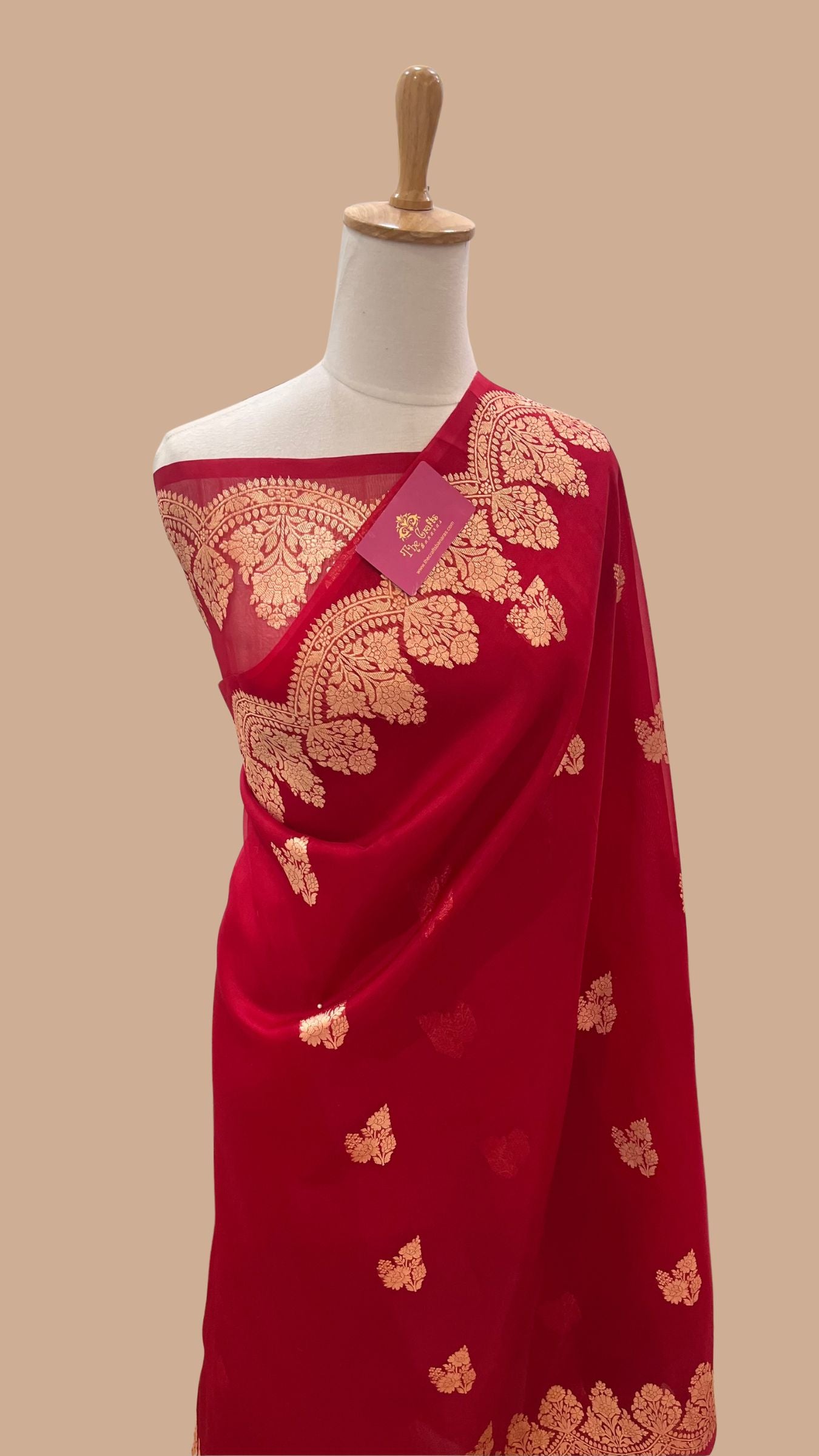 Pure Kora Silk Handloom Banarasi Saree