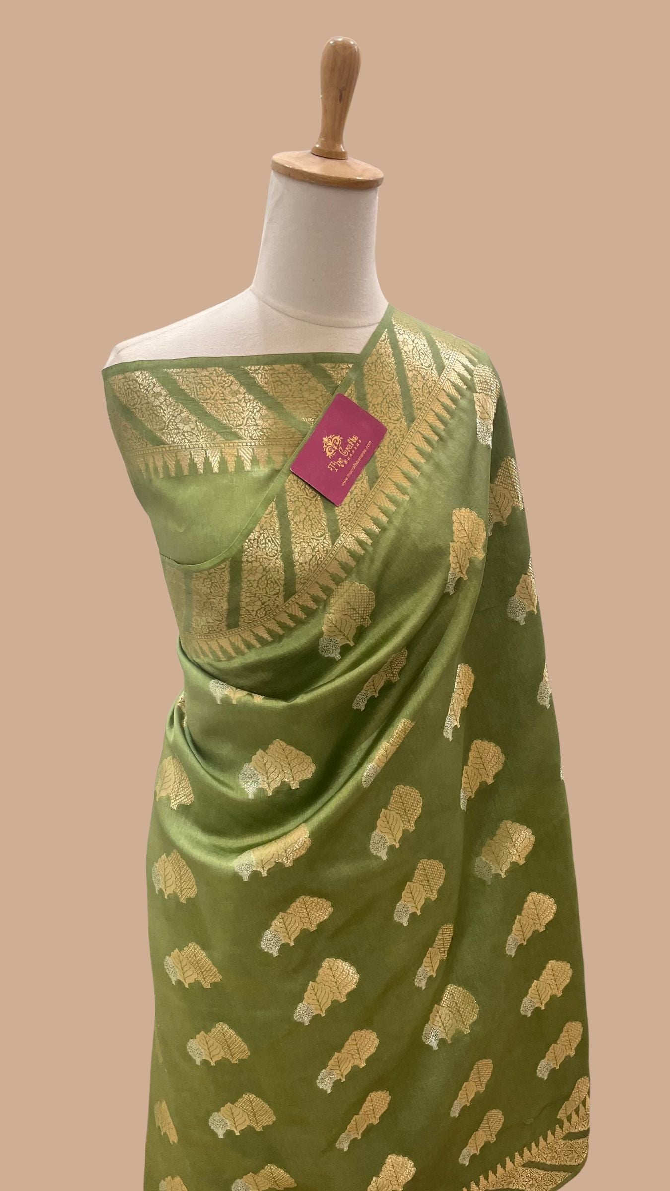 Pure Mango Silk Banarasi Saree