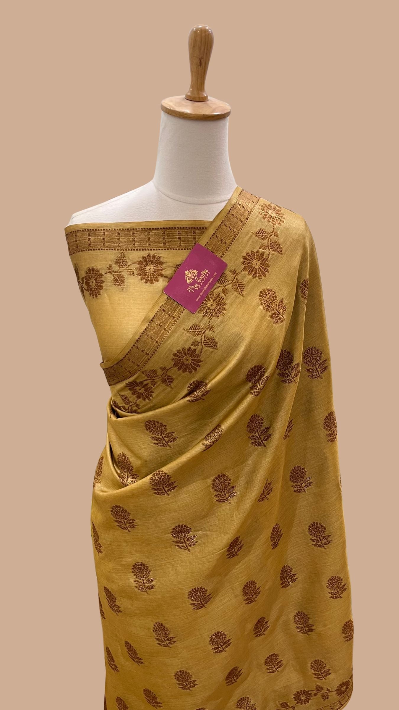 Pure Tussar Silk Banarasi Saree
