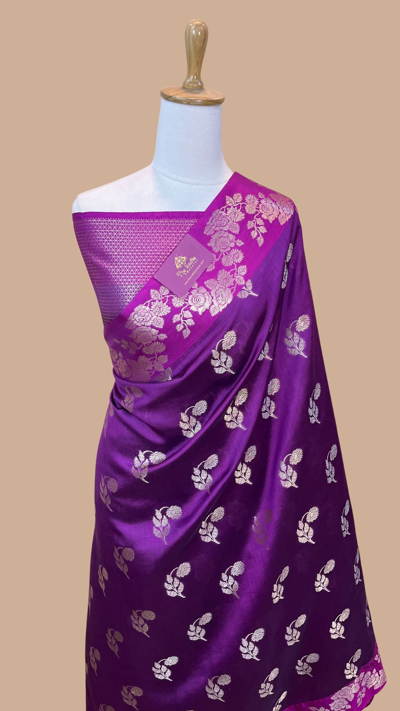 Pure Mango Silk Banarasi Saree