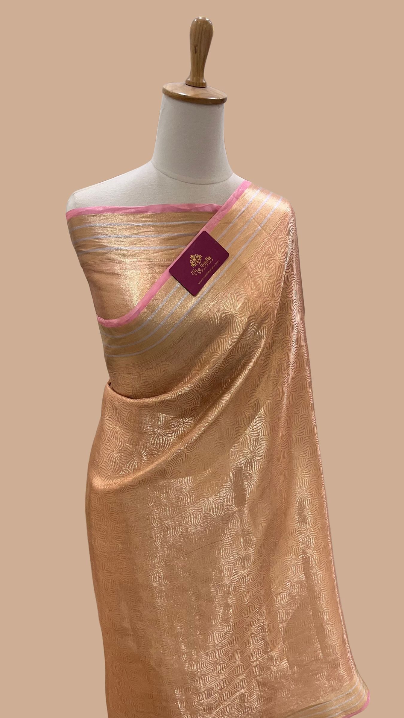 Pure Tissue Brocade Banarasi Saree