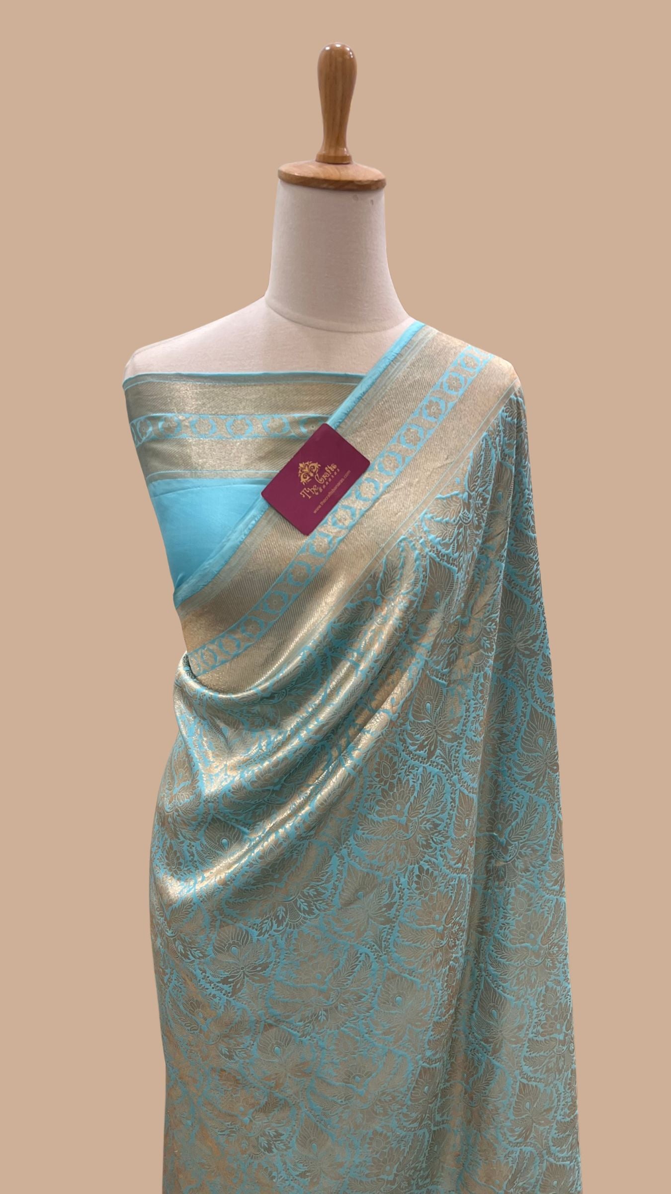 Pure Katan Silk Handloom Banarasi Saree - Tanchui Brocade
